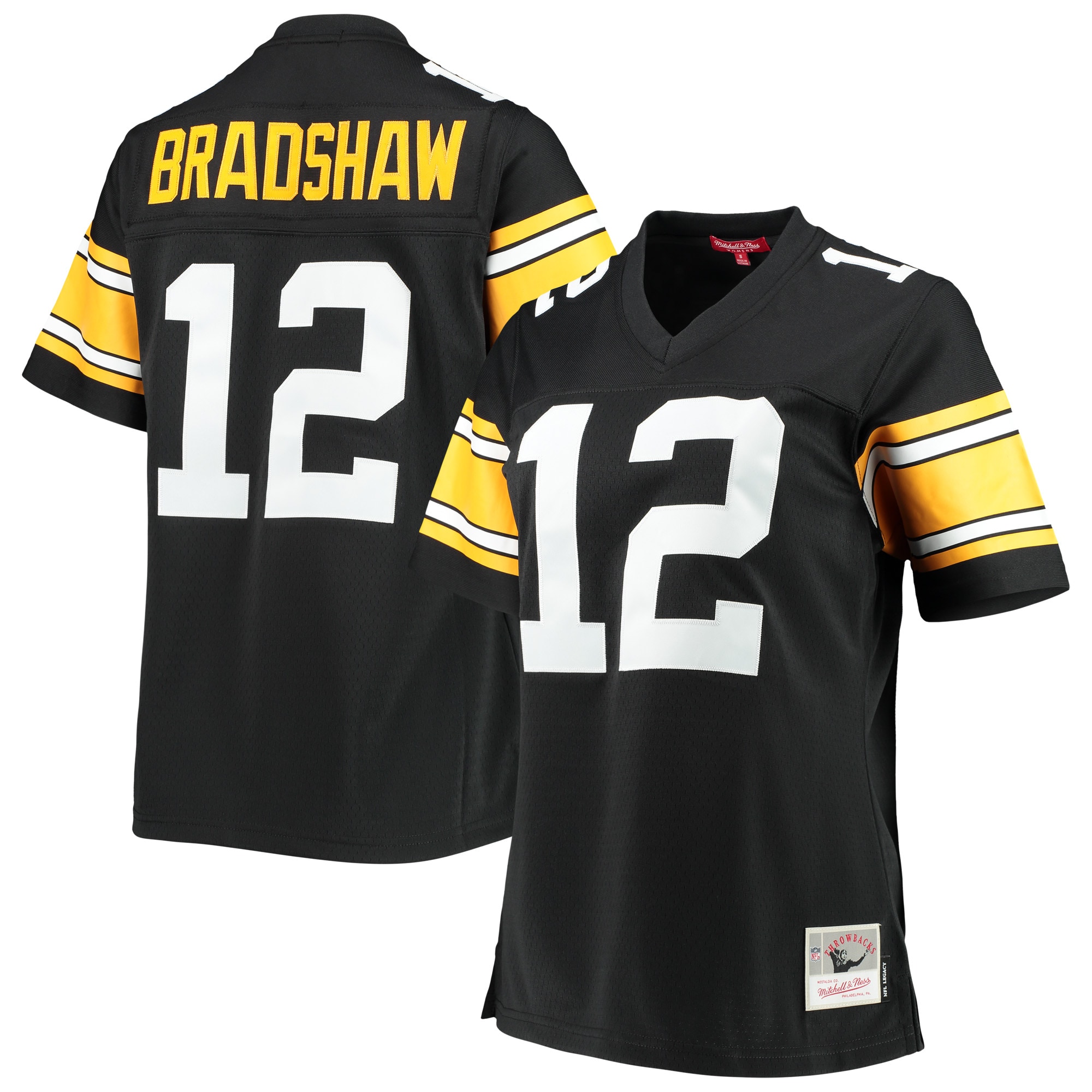 Terry Bradshaw Mitchell & Ness Pittsburgh Steelers Game Jersey - Women's