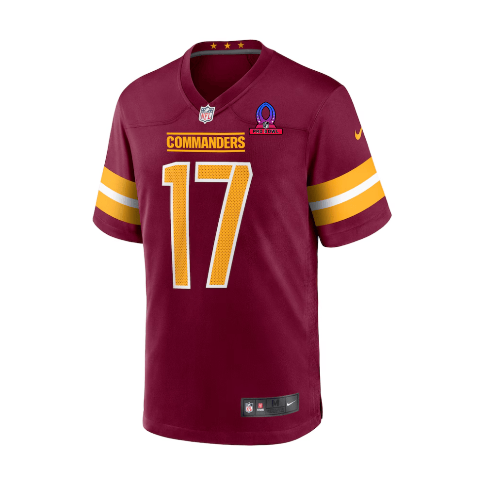 Alternative view of Terry McLaurin #17 Washington Commanders Game Jersey - Men's | Burgundy