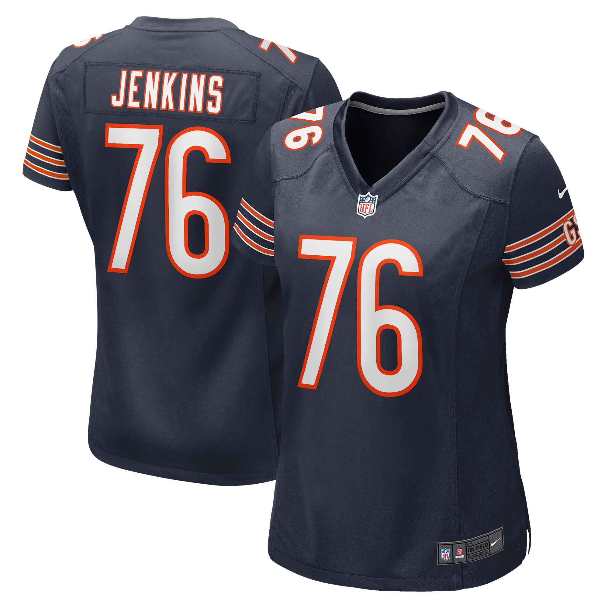 Teven Jenkins Chicago Bears Game Jersey - Women's