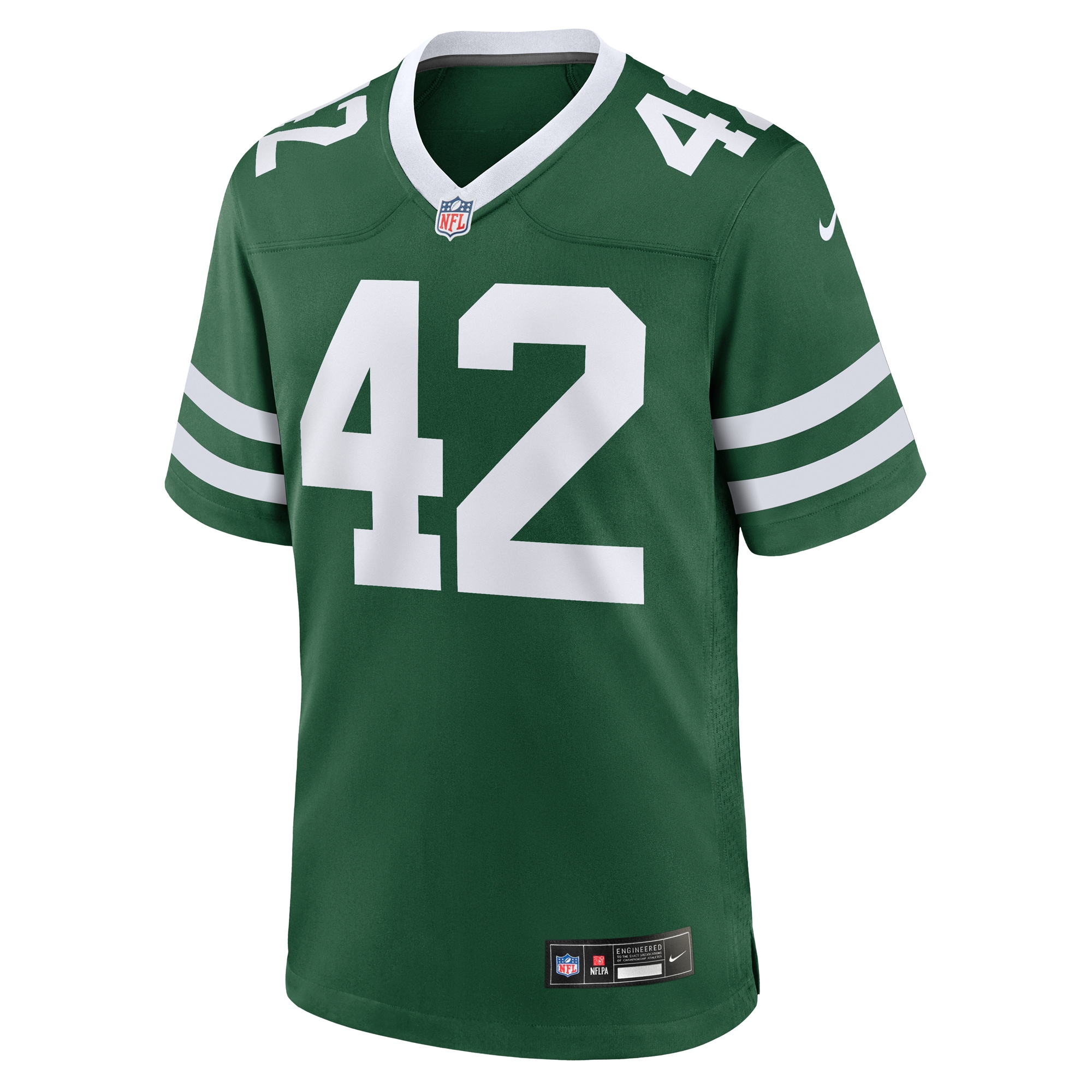 Alternative view of Thomas Hennessy New York Jets Game Jersey - Men's