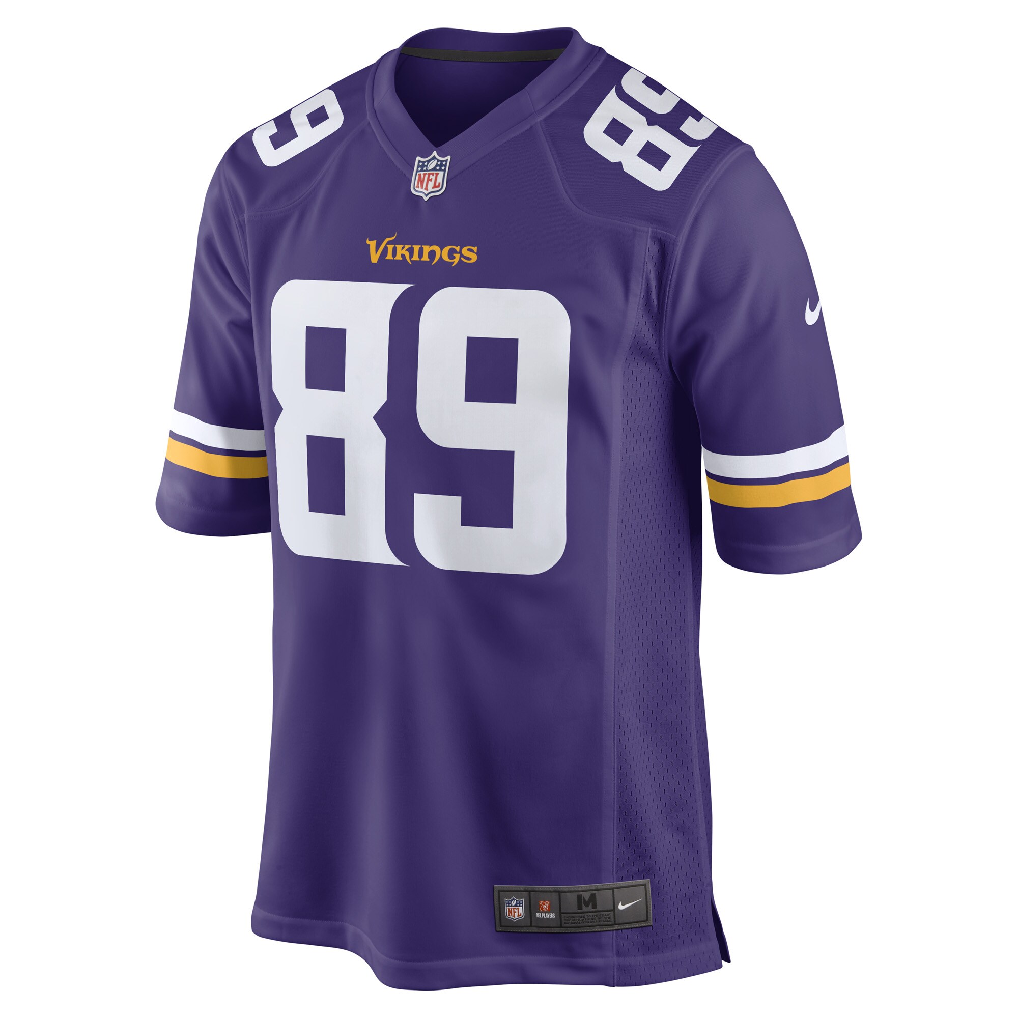 Alternative view of Thomas Hennigan Minnesota Vikings Game Jersey - Men's