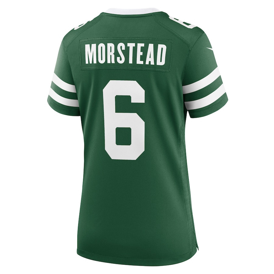 Thomas Morstead #6 New York Jets Game Jersey - Women's | Legacy Green - Image 3