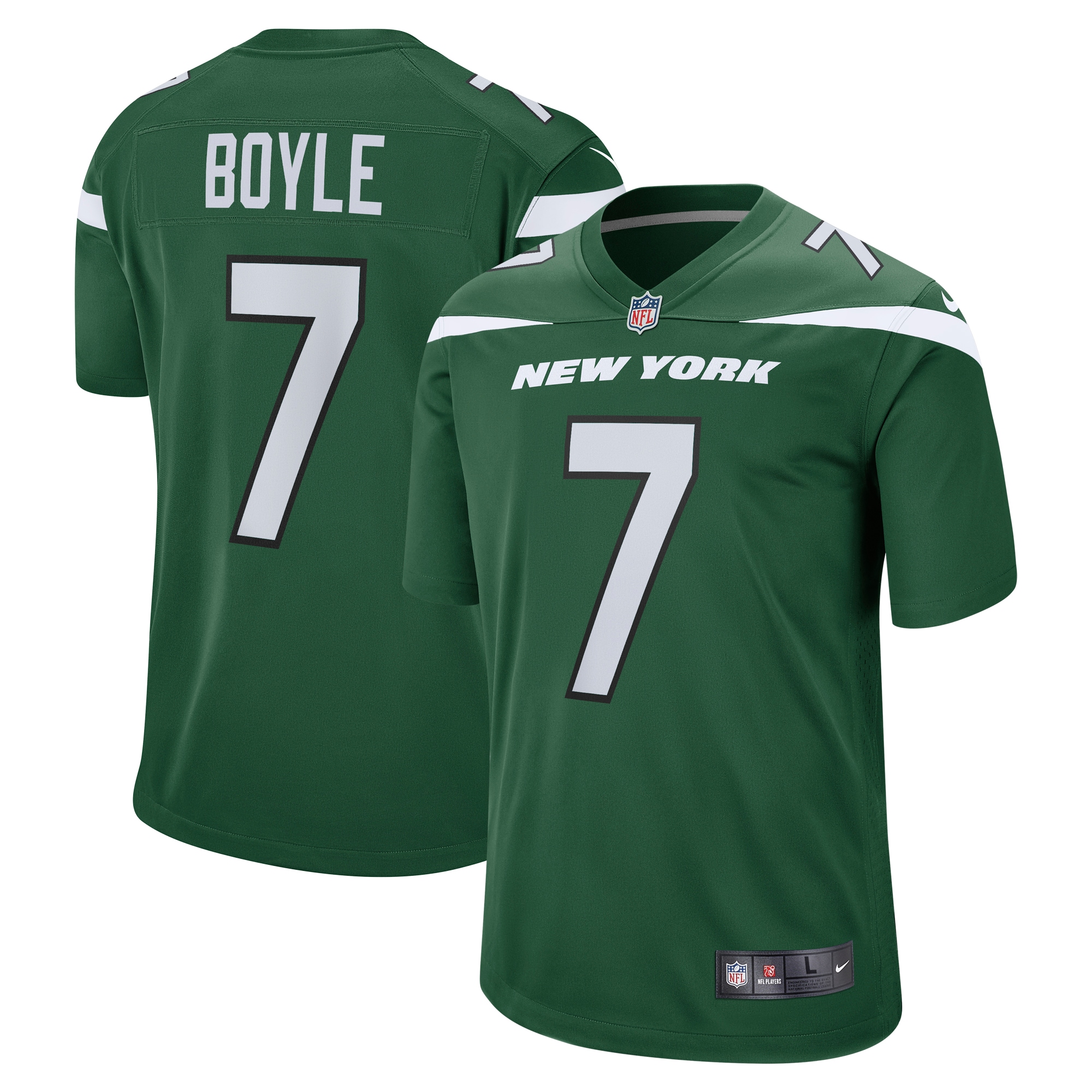 Tim Boyle New York Jets Game Jersey - Men's