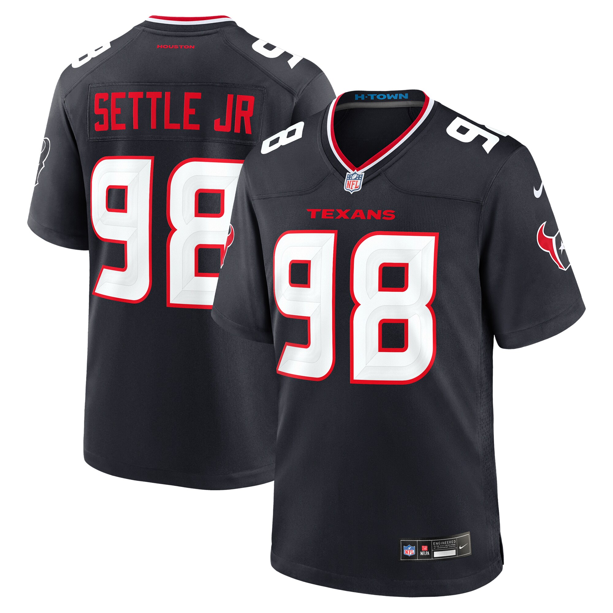 Tim Settle Jr. Houston Texans Game Jersey - Men's
