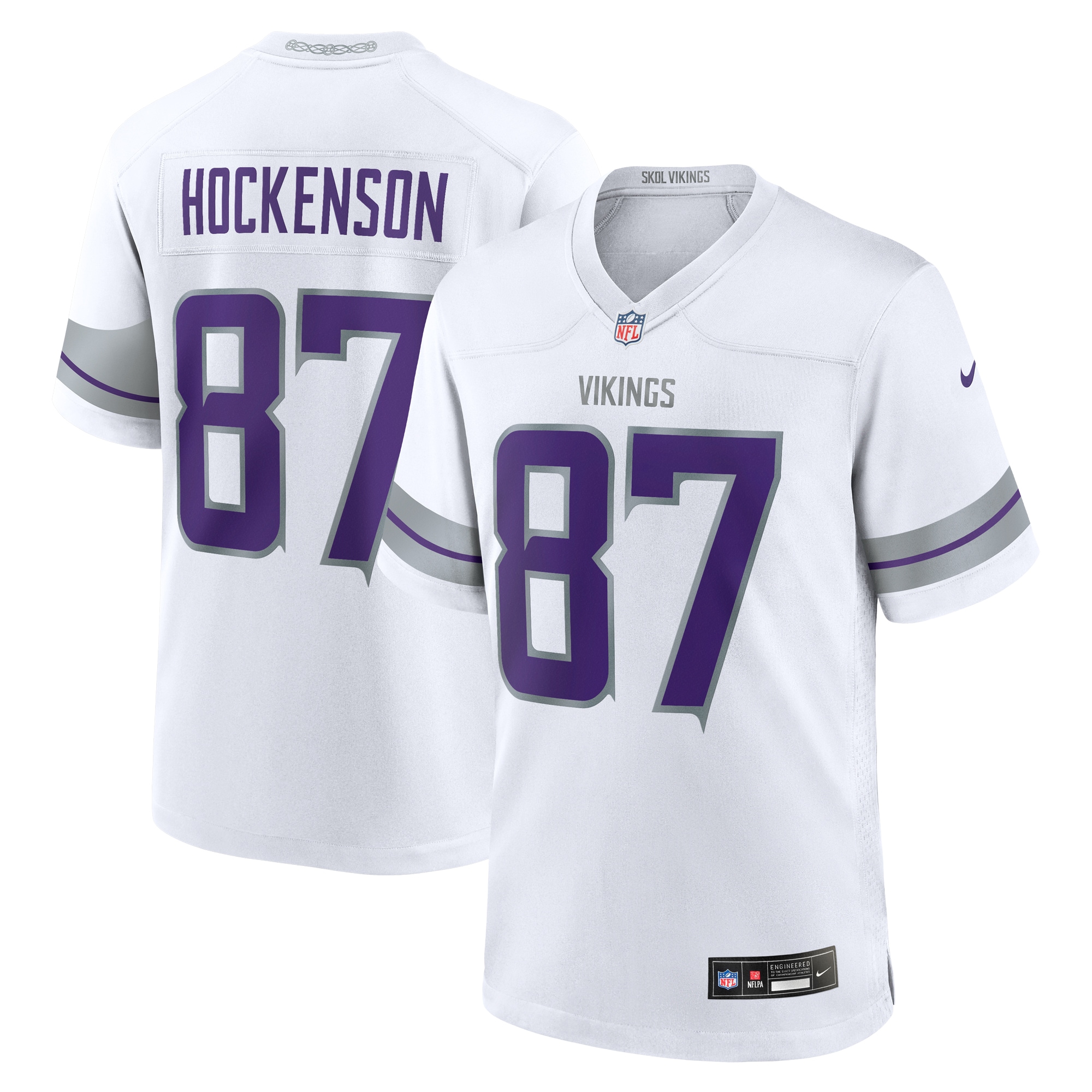T.J. Hockenson Minnesota Vikings Alternate Game Jersey - Men's