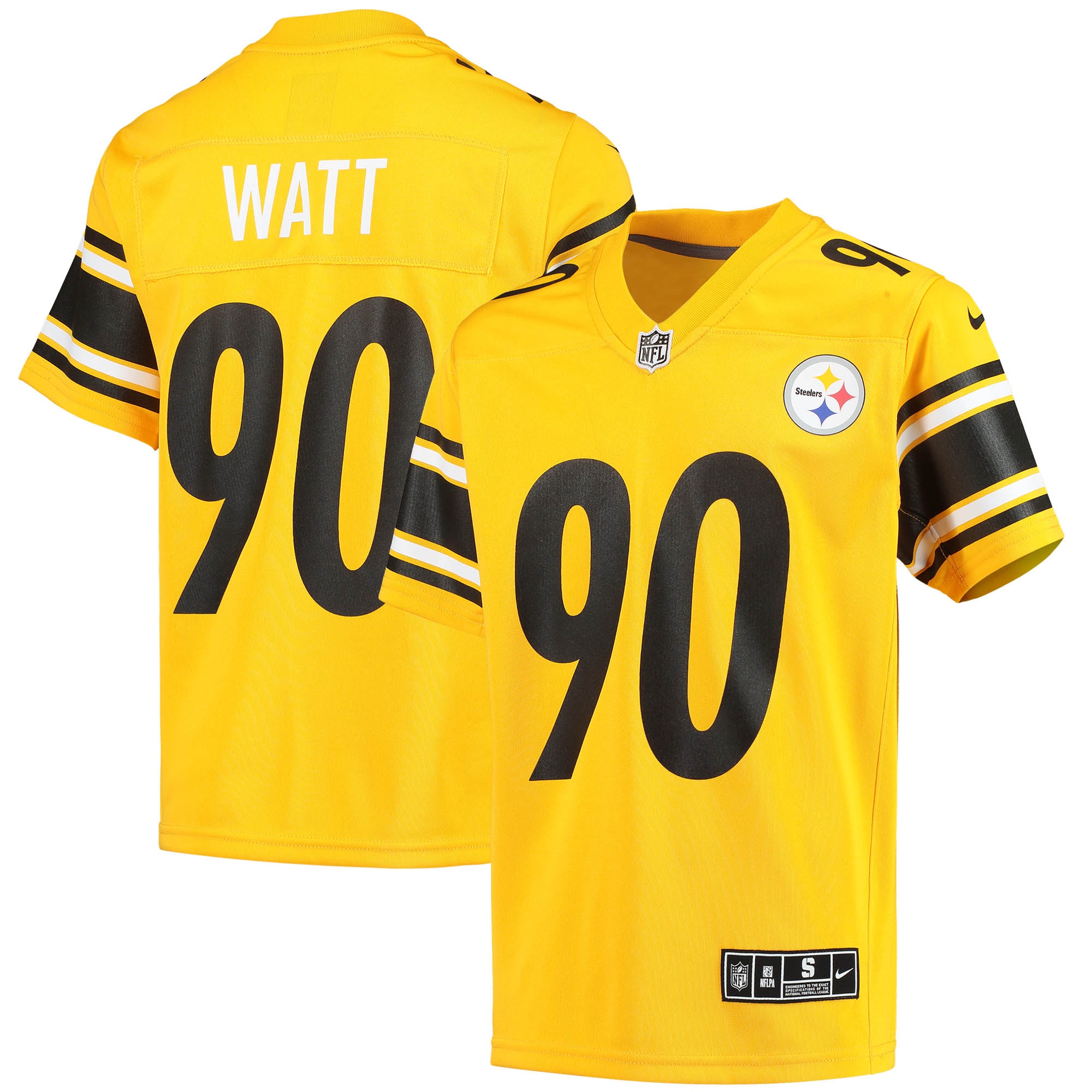 T.J. Watt Pittsburgh Steelers Inverted Game Jersey - Youth