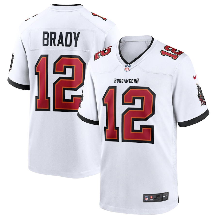 Tom Brady #12 Tampa Bay Buccaneers Game Jersey - Men's | White
