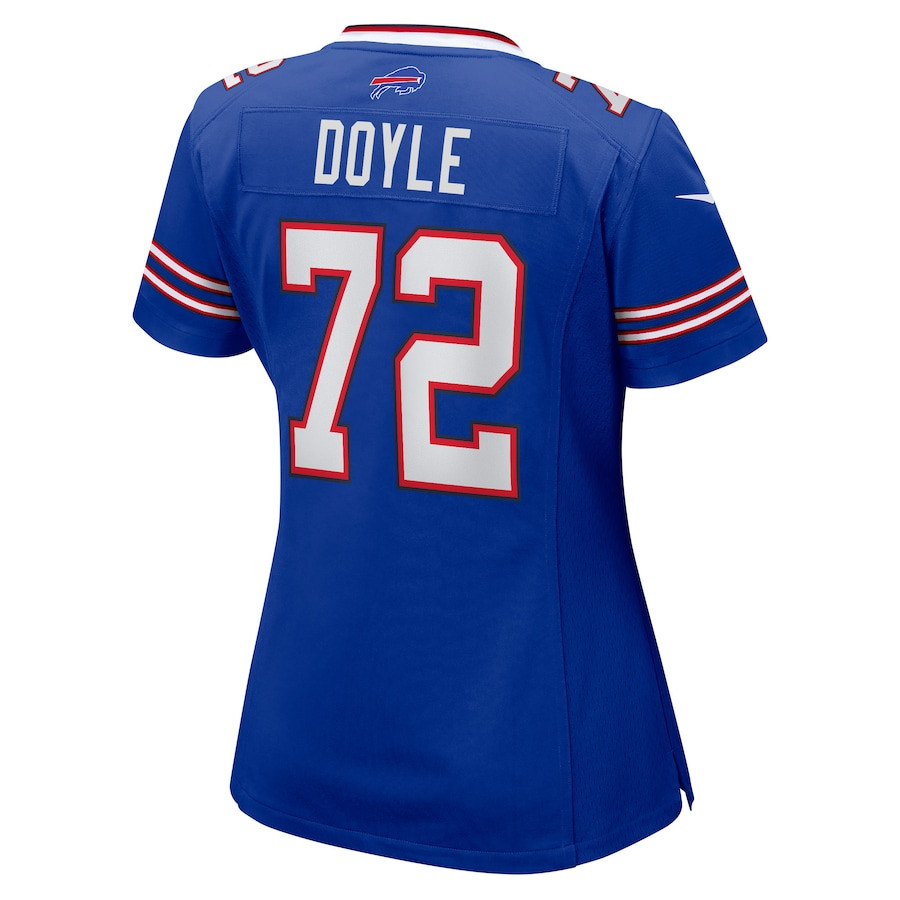 Tommy Doyle #72 Buffalo Bills Game Jersey - Women's | Royal - Image 3