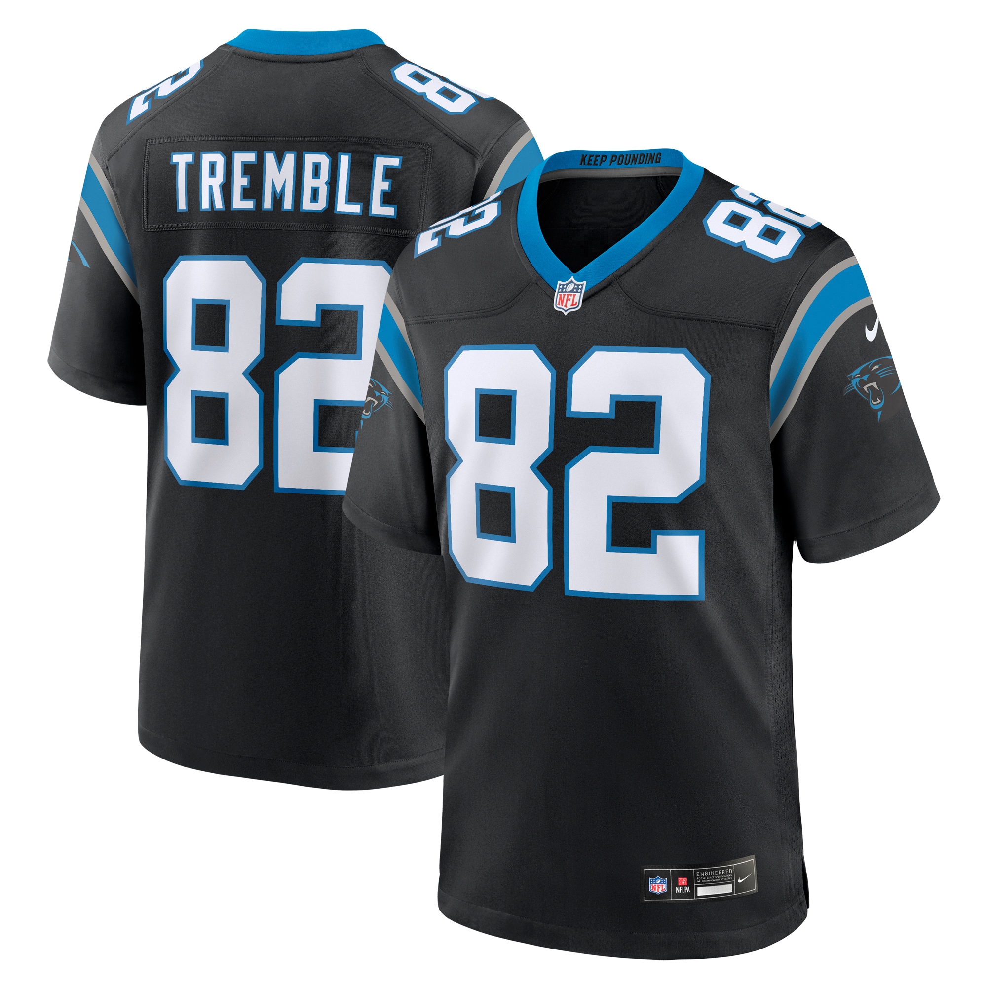 Tommy Tremble Carolina Panthers Game Jersey - Men's