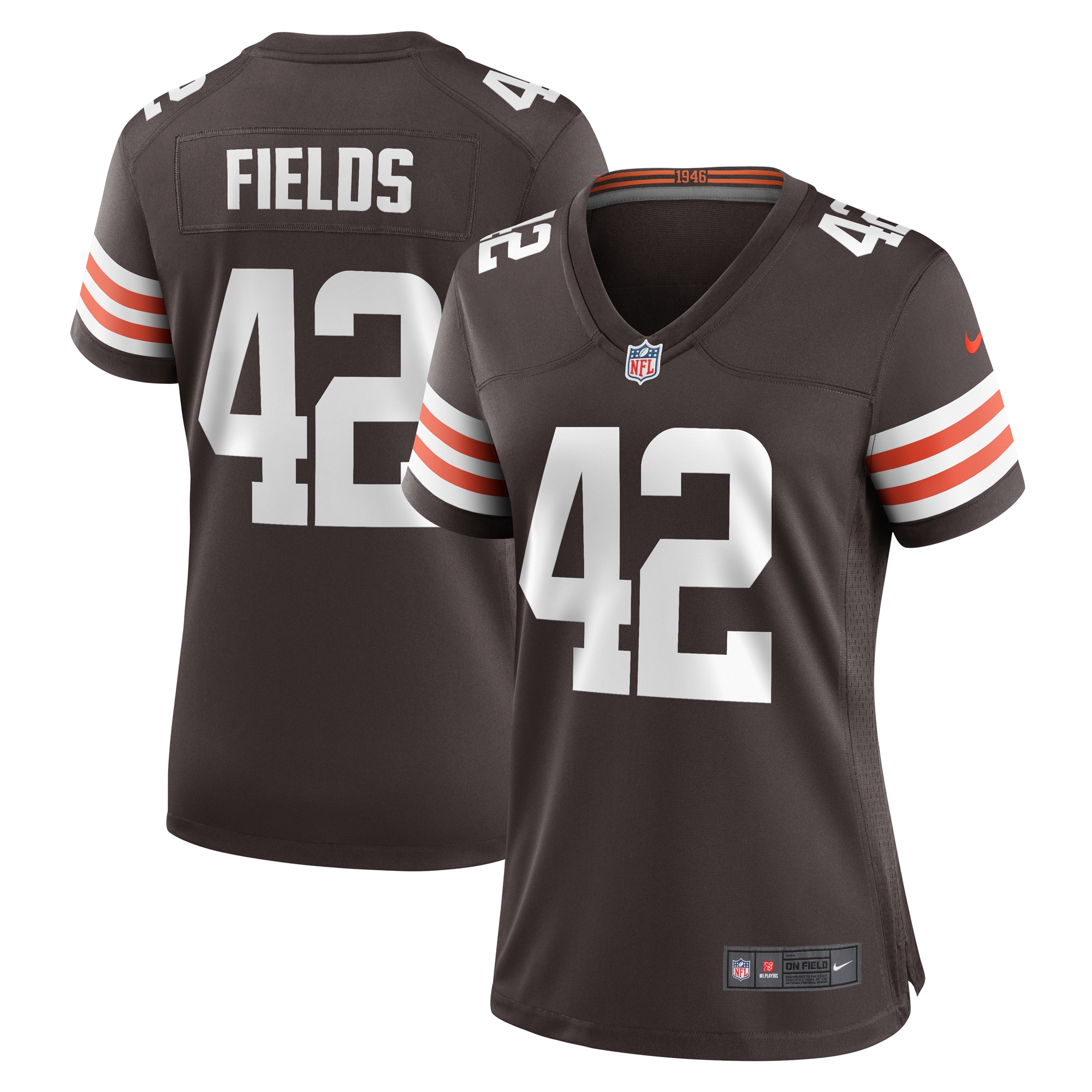 Tony Fields II Cleveland Browns Game Jersey - Women's