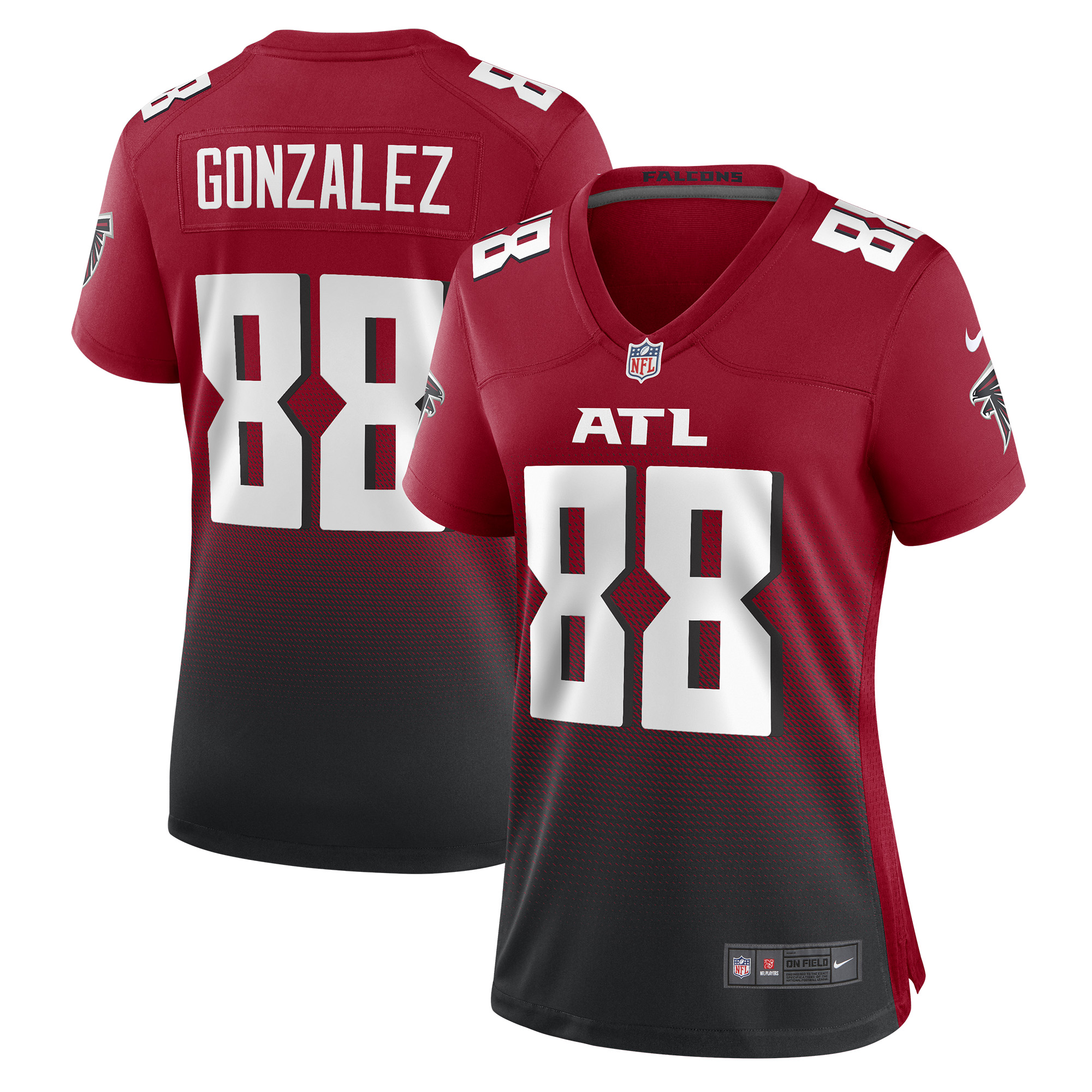 Tony Gonzalez Atlanta Falcons Game Jersey - Women's