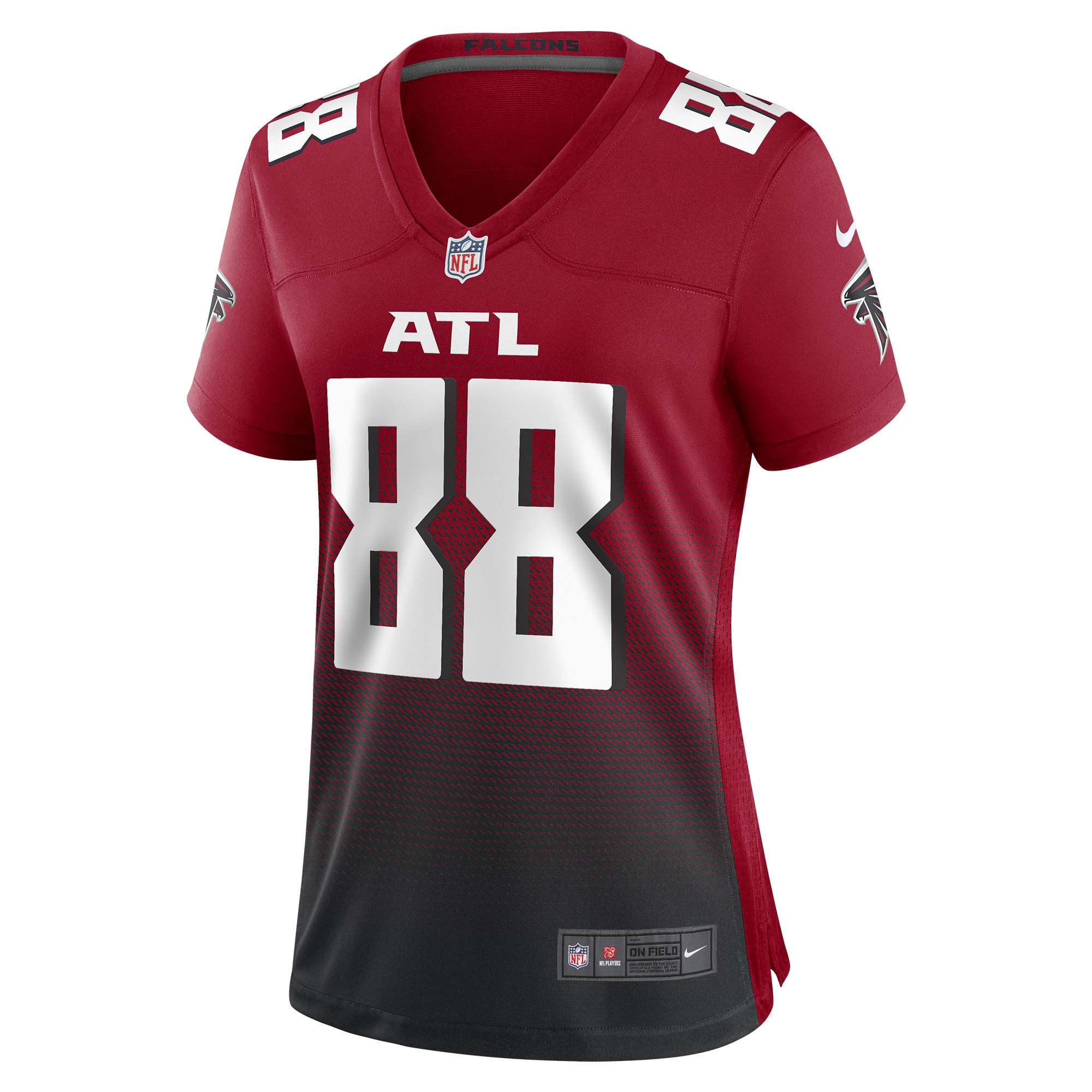 Alternative view of Tony Gonzalez Atlanta Falcons Game Jersey - Women's
