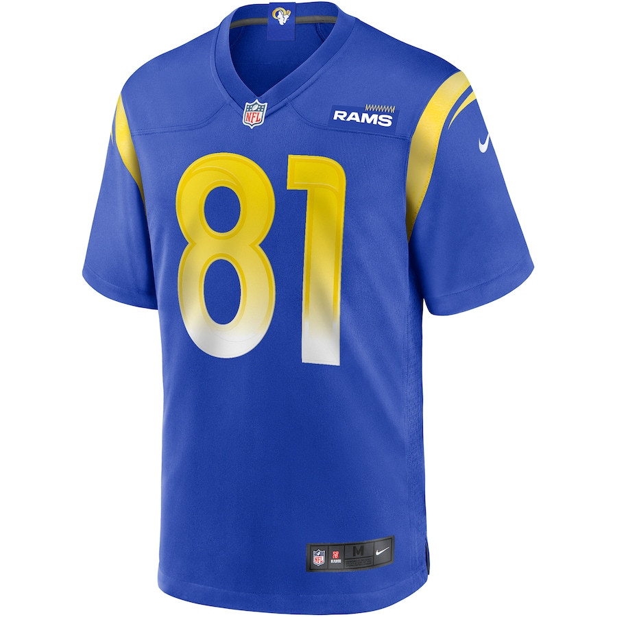 Alternative view of Torry Holt #81 Los Angeles Rams Game Jersey - Men's | Royal