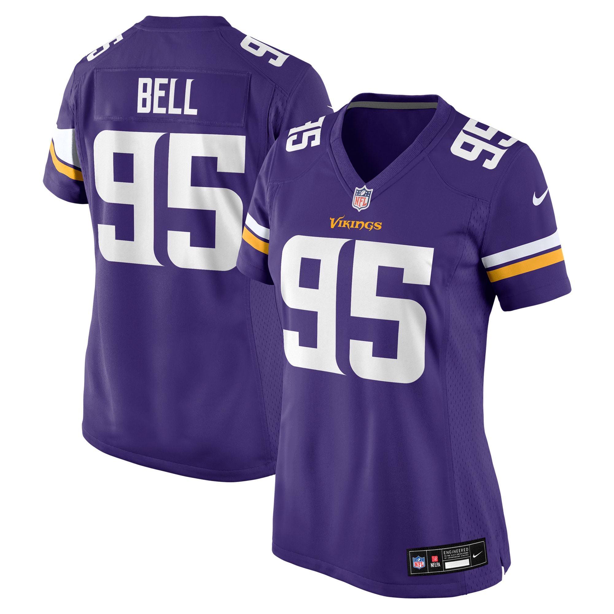 Travis Bell Minnesota Vikings Game Jersey - Women's