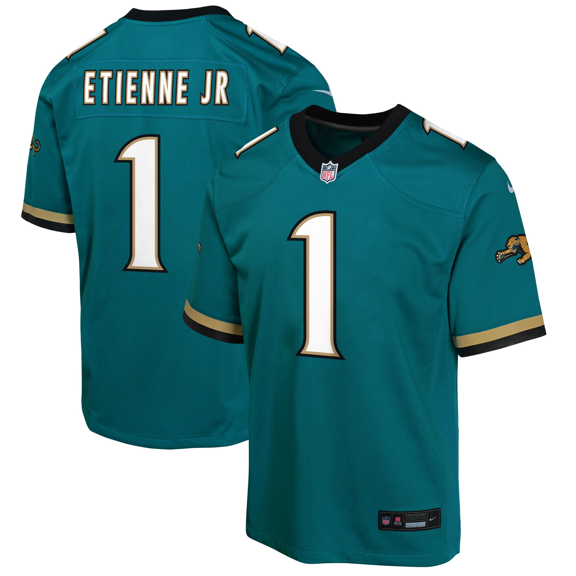 Travis Etienne Jacksonville Jaguars Throwback Game Jersey - Youth