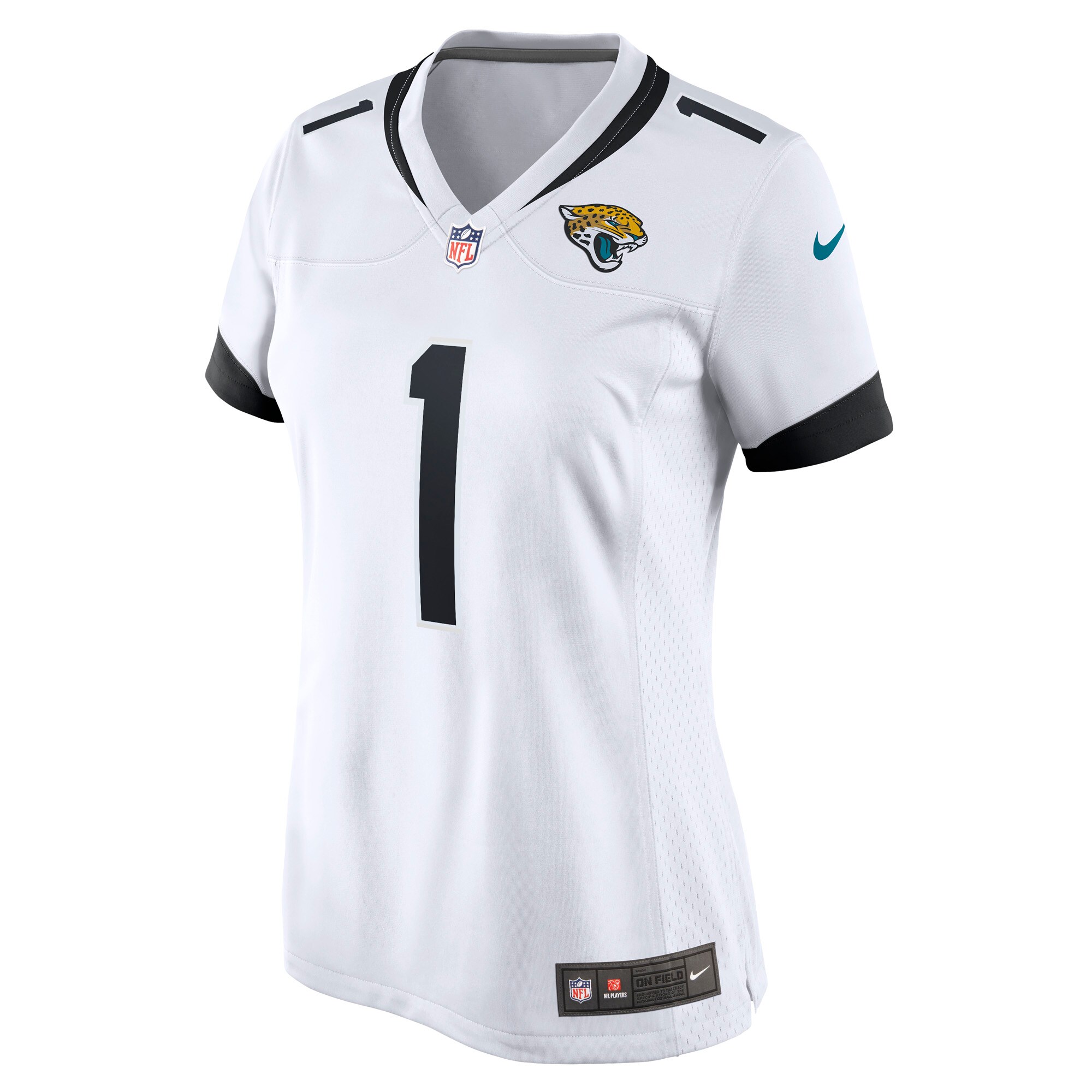 Alternative view of Travis Jr. Etienne Jacksonville Jaguars Game Jersey - Women's