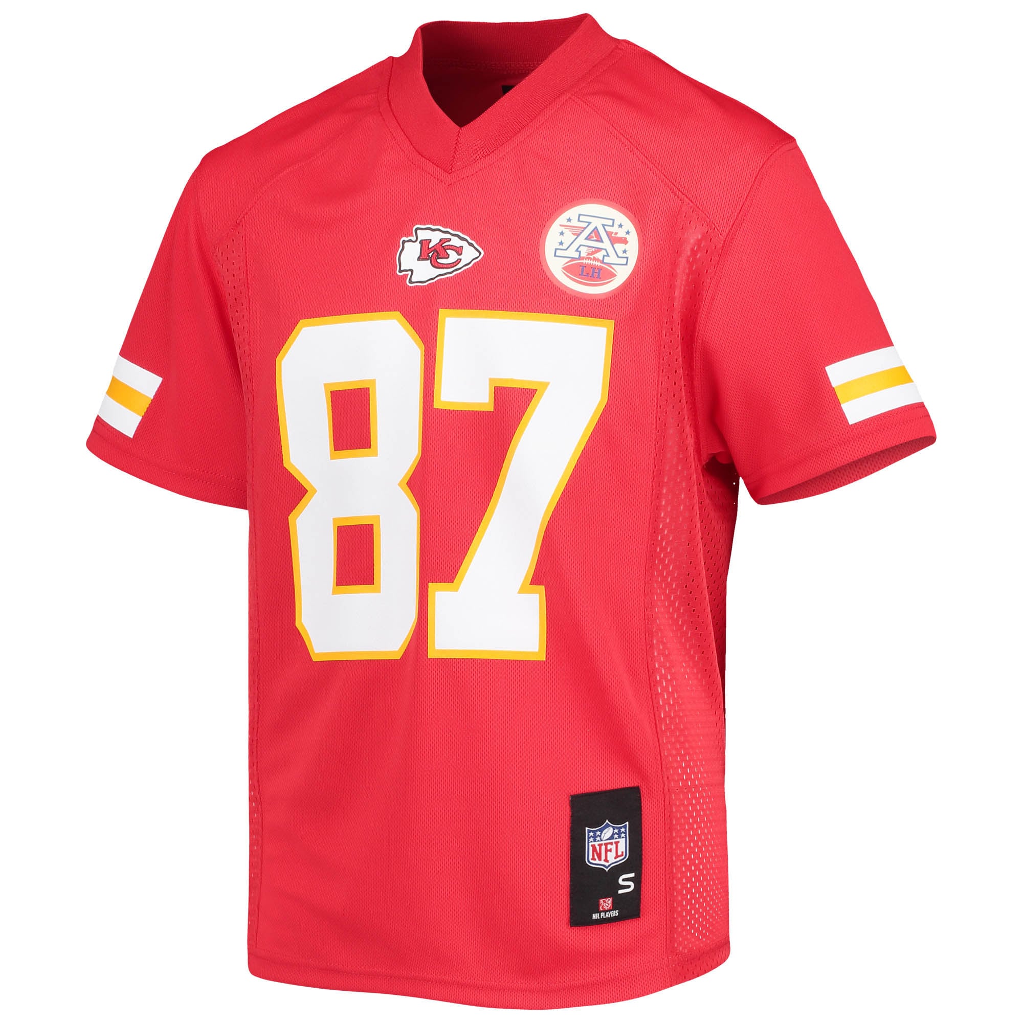 Alternative view of Travis Kelce Kansas City Chiefs Game Jersey - Youth