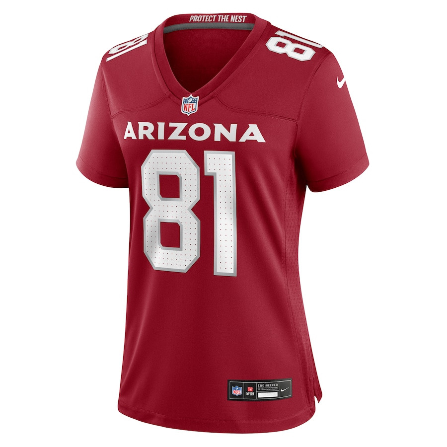 Alternative view of Travis Vokolek #81 Arizona Cardinals Game Jersey - Women's | Cardinal
