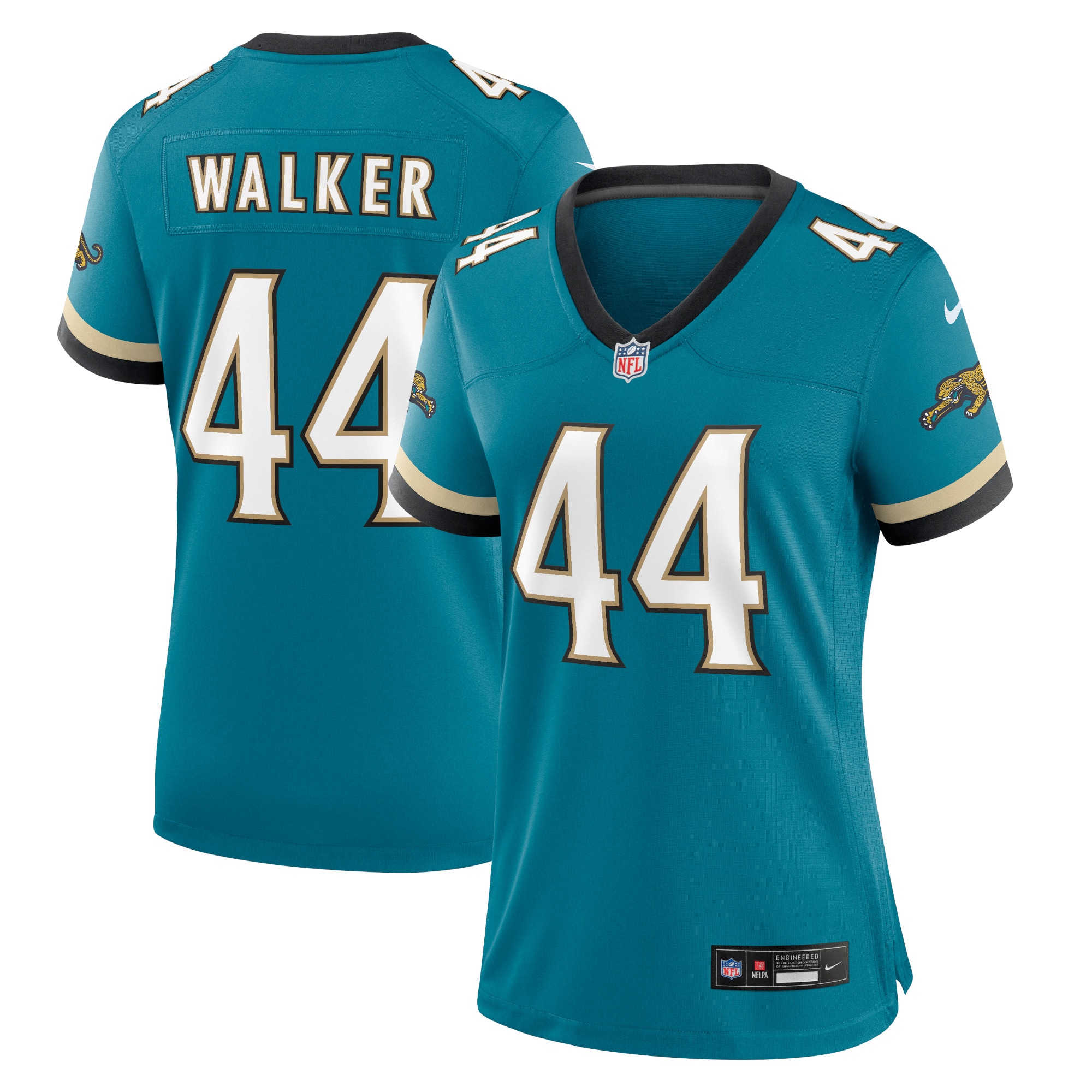 Travon Walker Jacksonville Jaguars Throwback Game Jersey - Women's