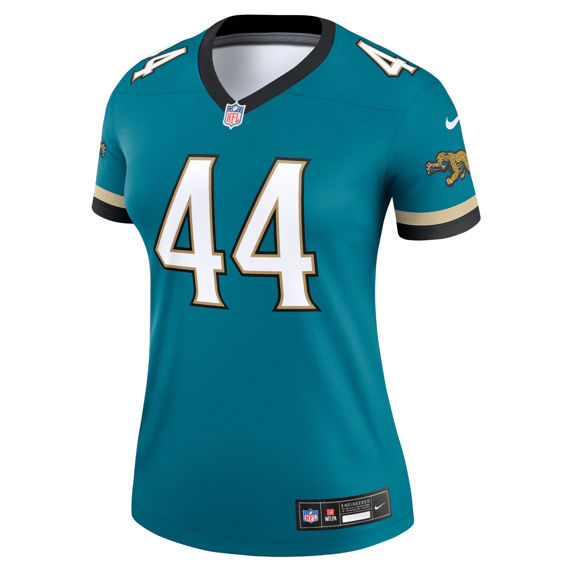 Alternative view of Travon Walker Prowler Throwback Jacksonville Jaguars Alternate Legend Jersey - Women's