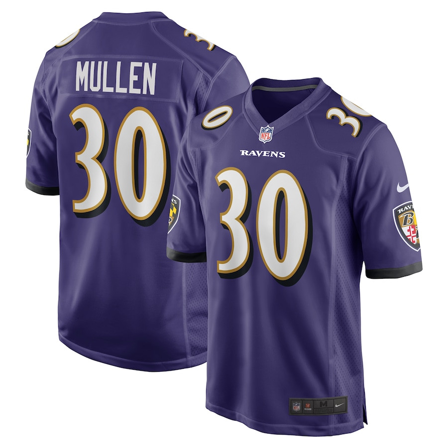 Trayvon Mullen #30 Baltimore Ravens Game Jersey - Men's | Purple