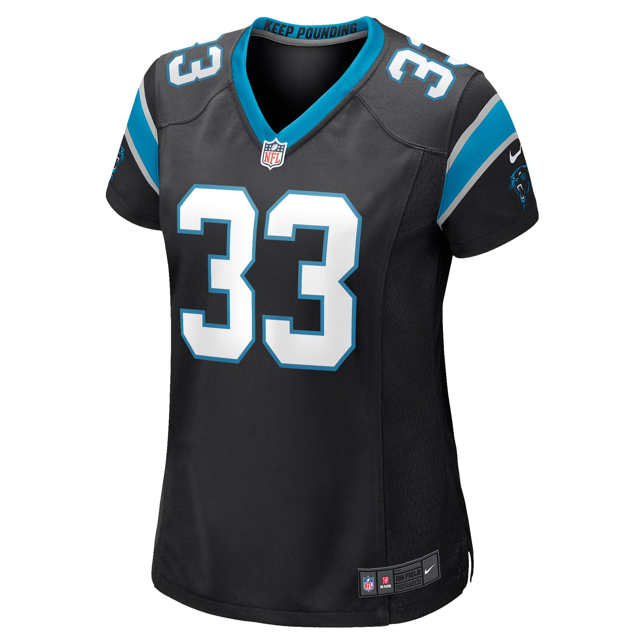 Alternative view of Tre Boston Carolina Panthers Game Jersey - Women's