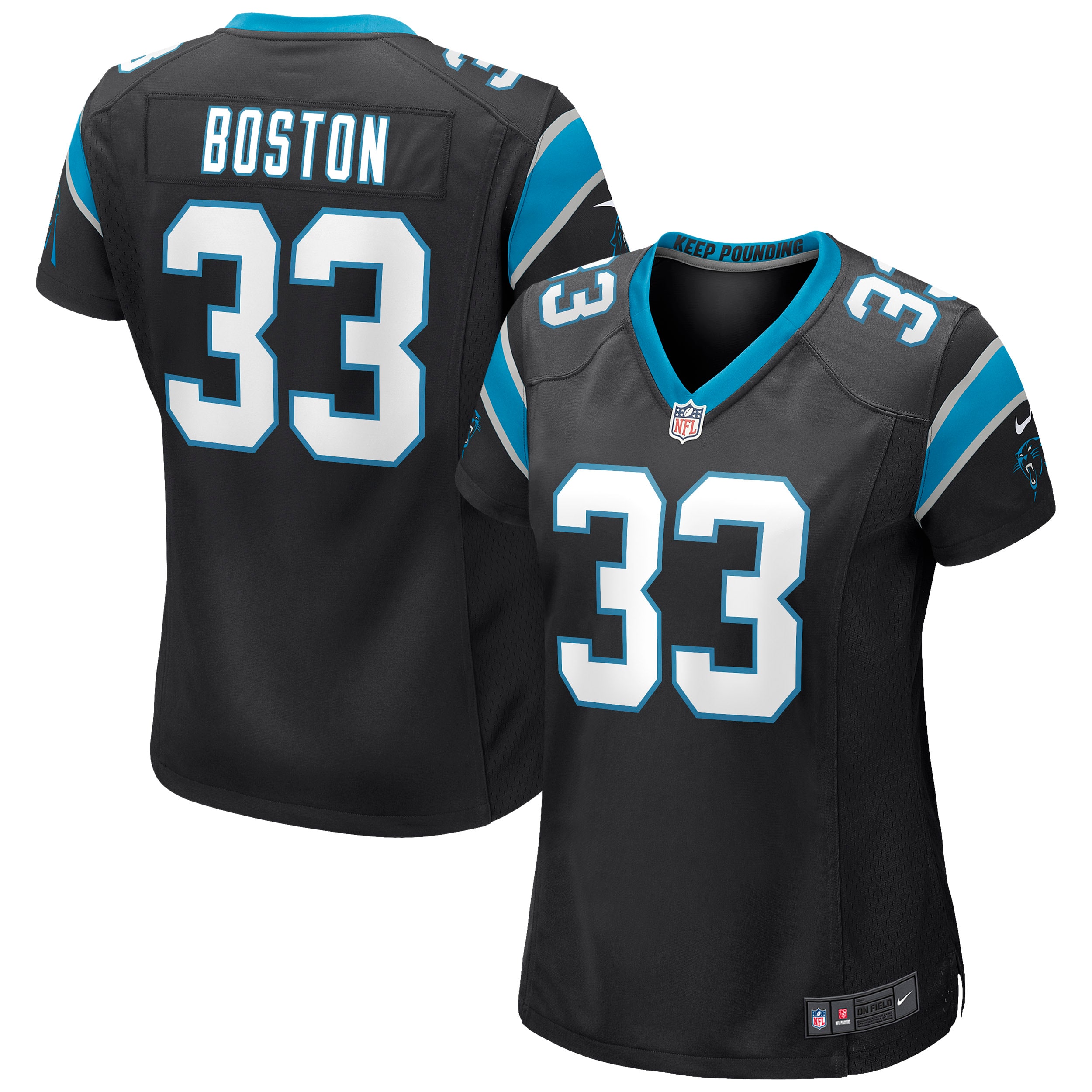 Tre Boston Carolina Panthers Game Jersey - Women's