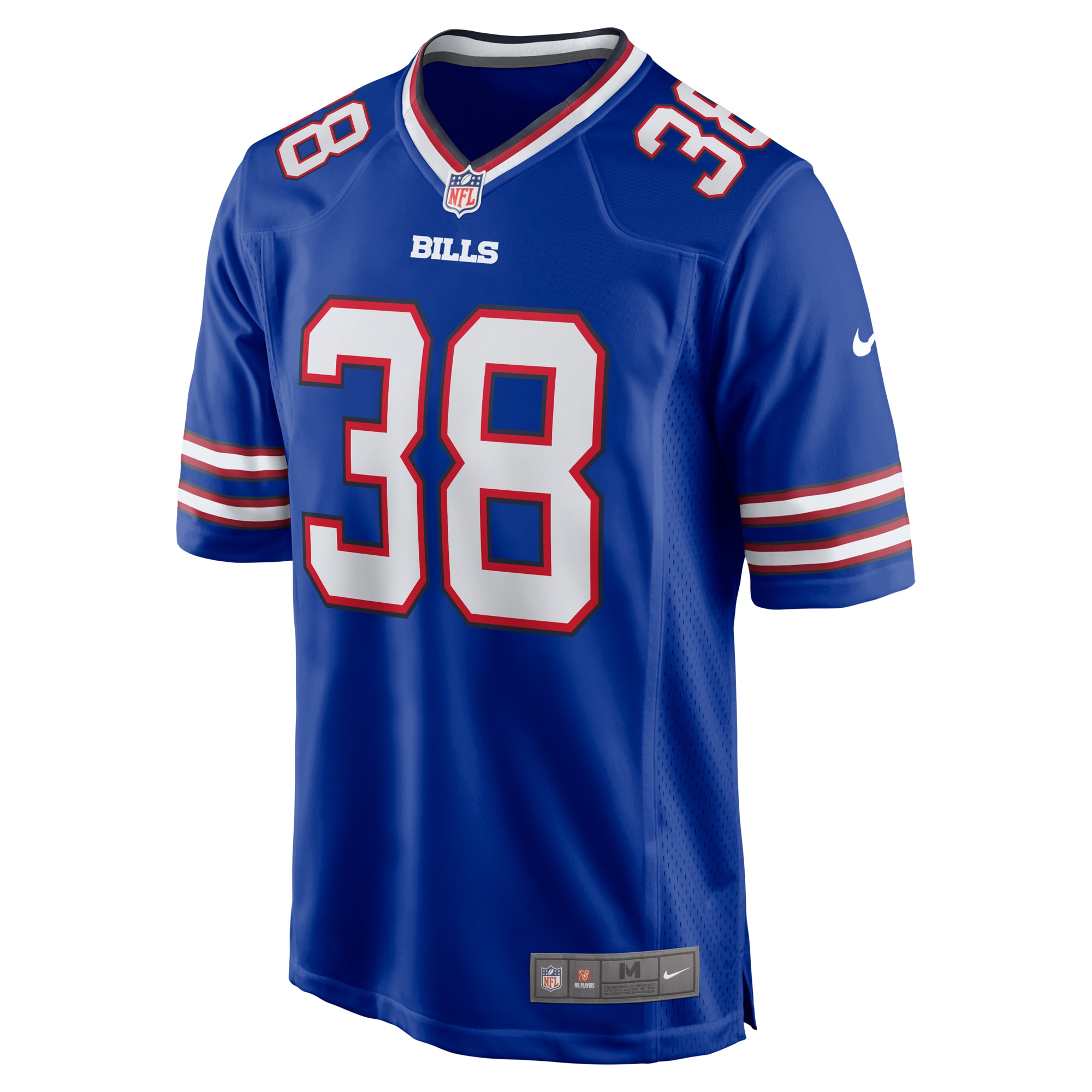 Alternative view of Tre Norwood Buffalo Bills Game Jersey - Men's