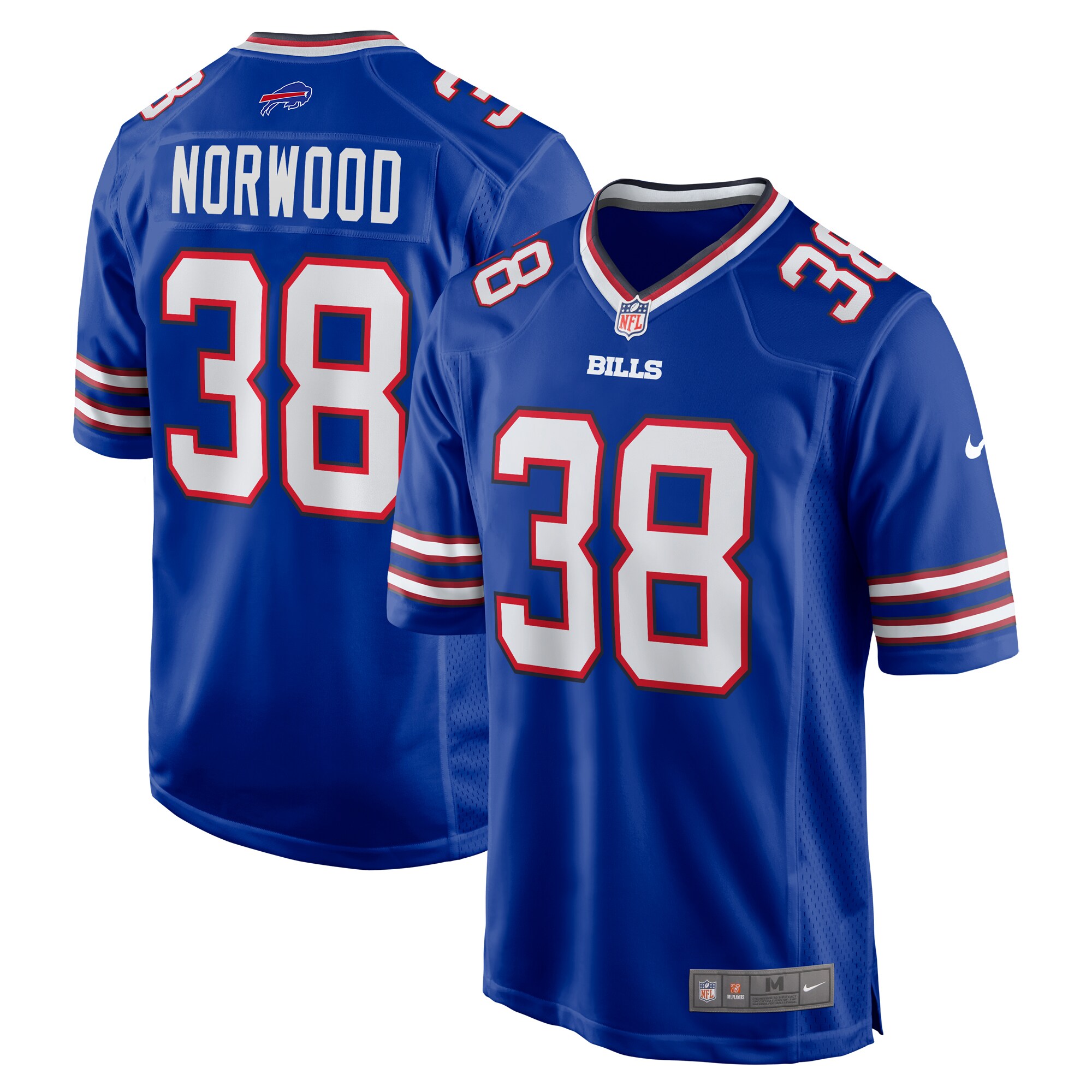 Tre Norwood Buffalo Bills Game Jersey - Men's