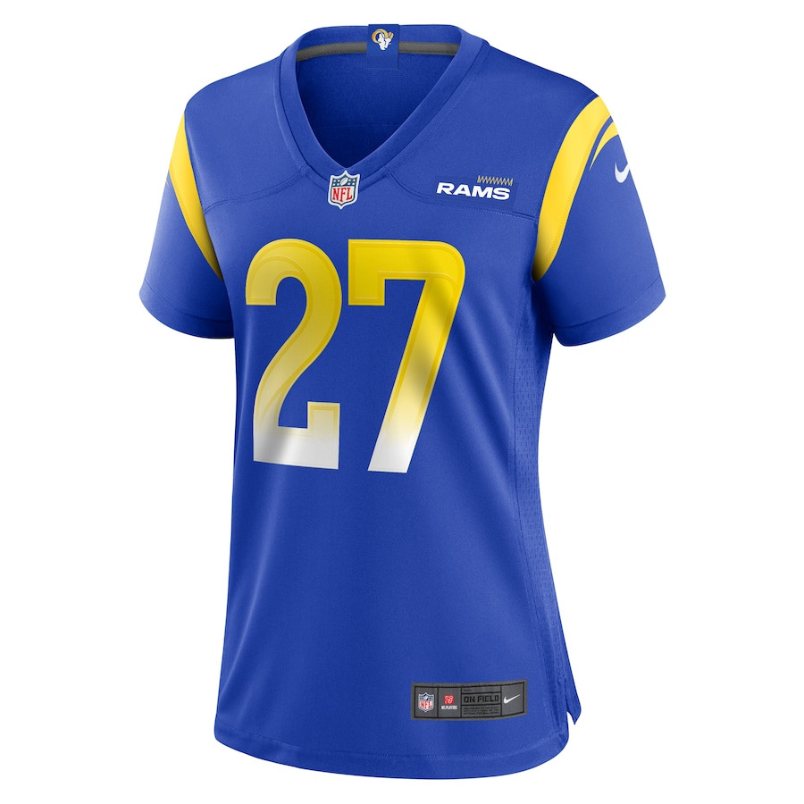 Alternative view of Tre'Davious White #27 Los Angeles Rams Game Jersey - Women's | Royal