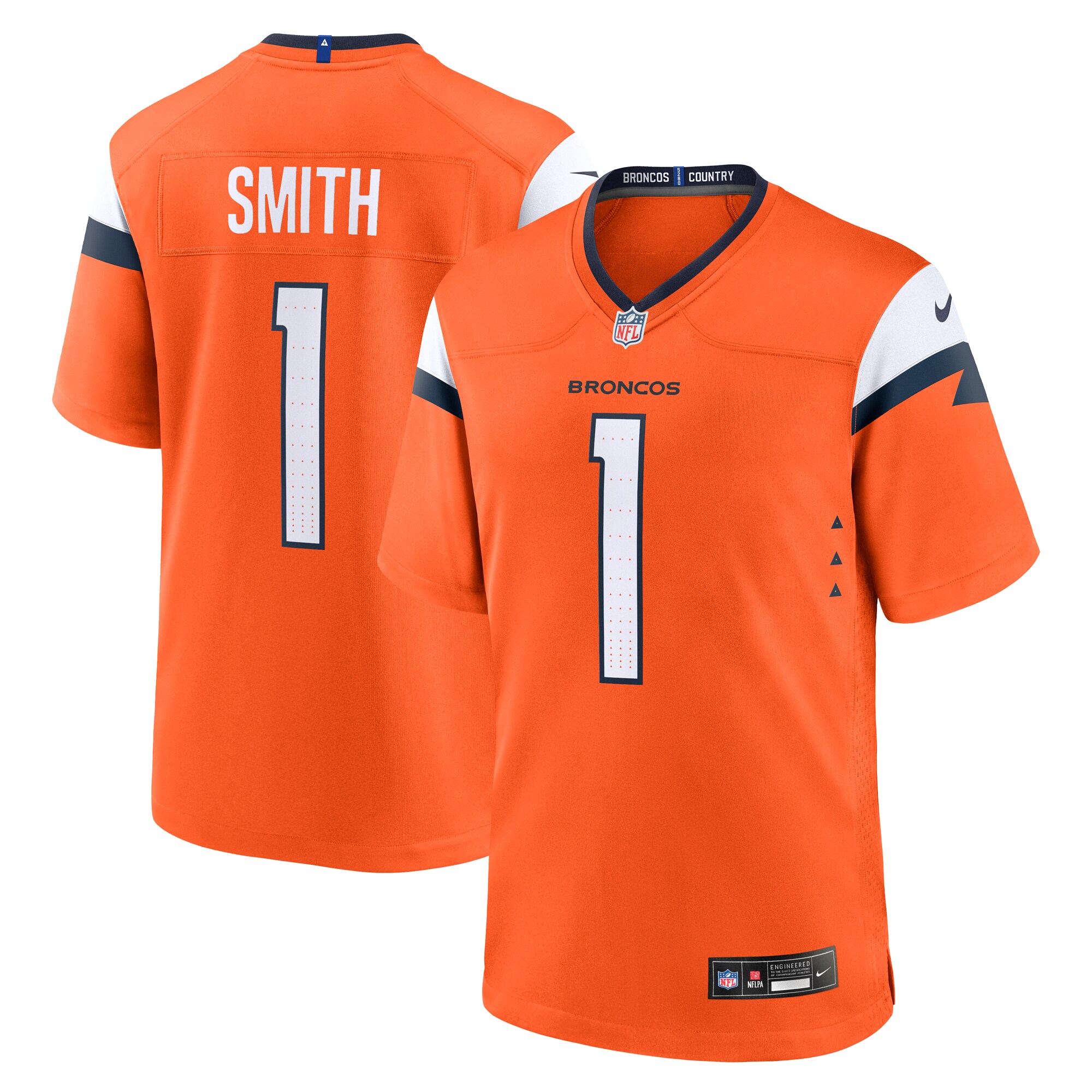 Tremon Smith Denver Broncos Game Jersey - Men's