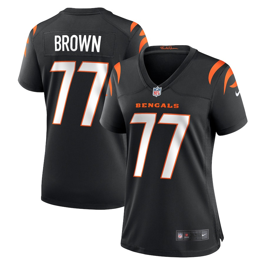 Trent Brown #77 Cincinnati Bengals Game Jersey - Women's | Black