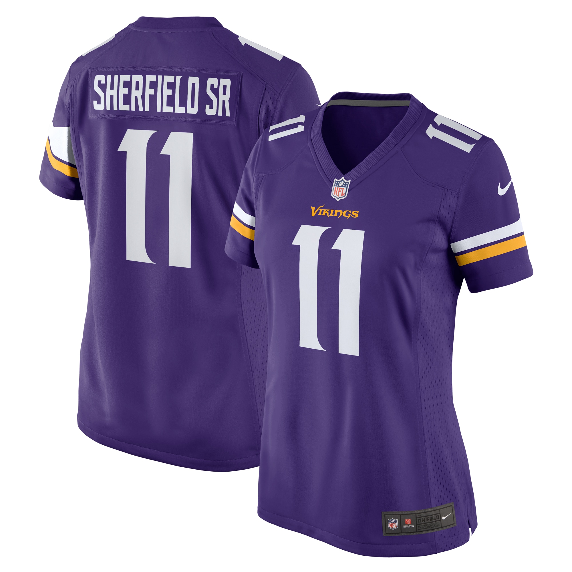 Trent Sherfield Sr. Minnesota Vikings Game Jersey - Women's