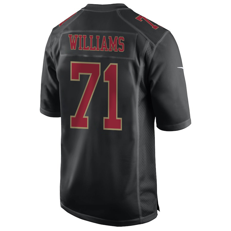 Trent Williams #71 San Francisco 49ers Super Bowl LVIII Patch Game Jersey - Men's | Carbon Black - Image 3