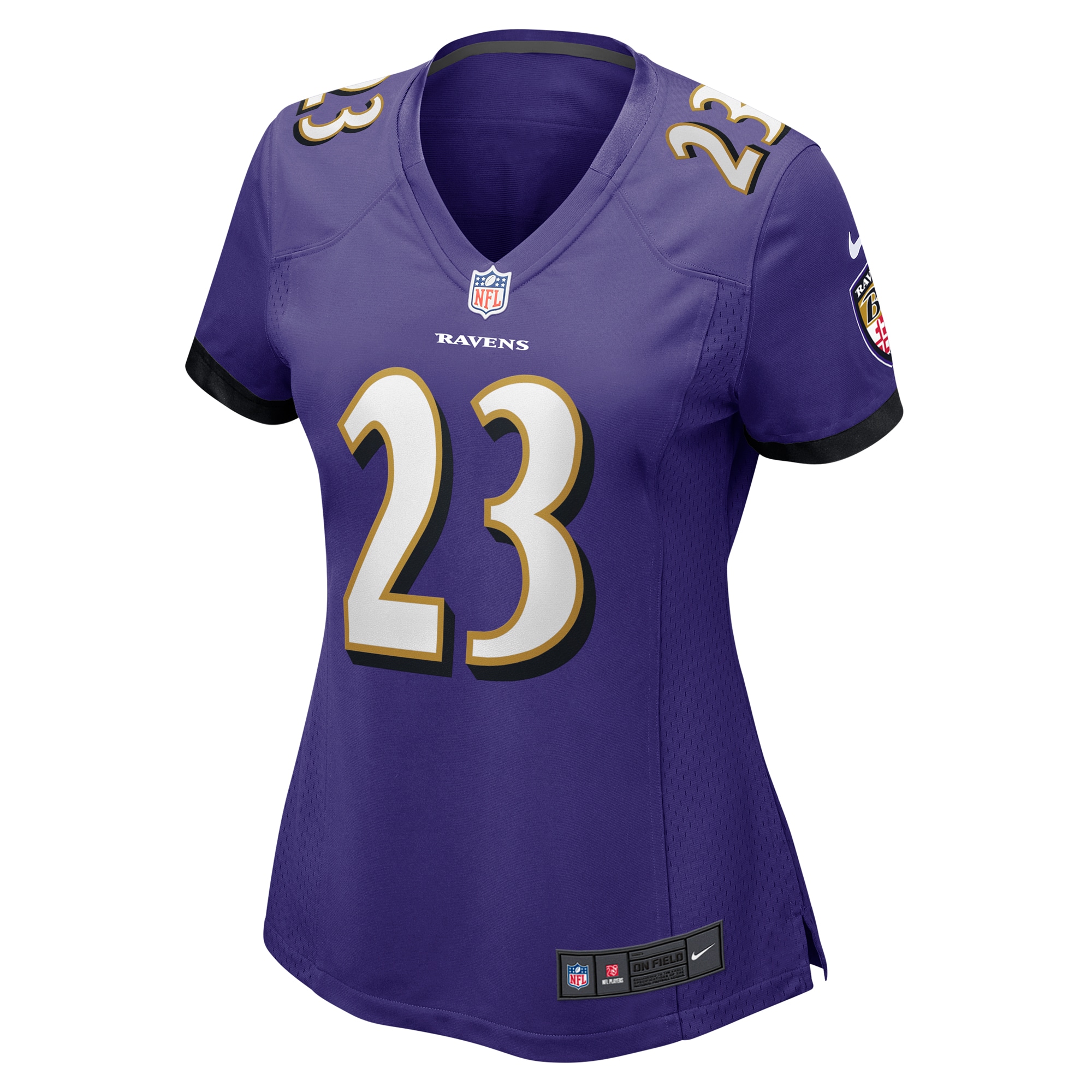 Alternative view of Trenton Simpson Baltimore Ravens Game Jersey - Women's