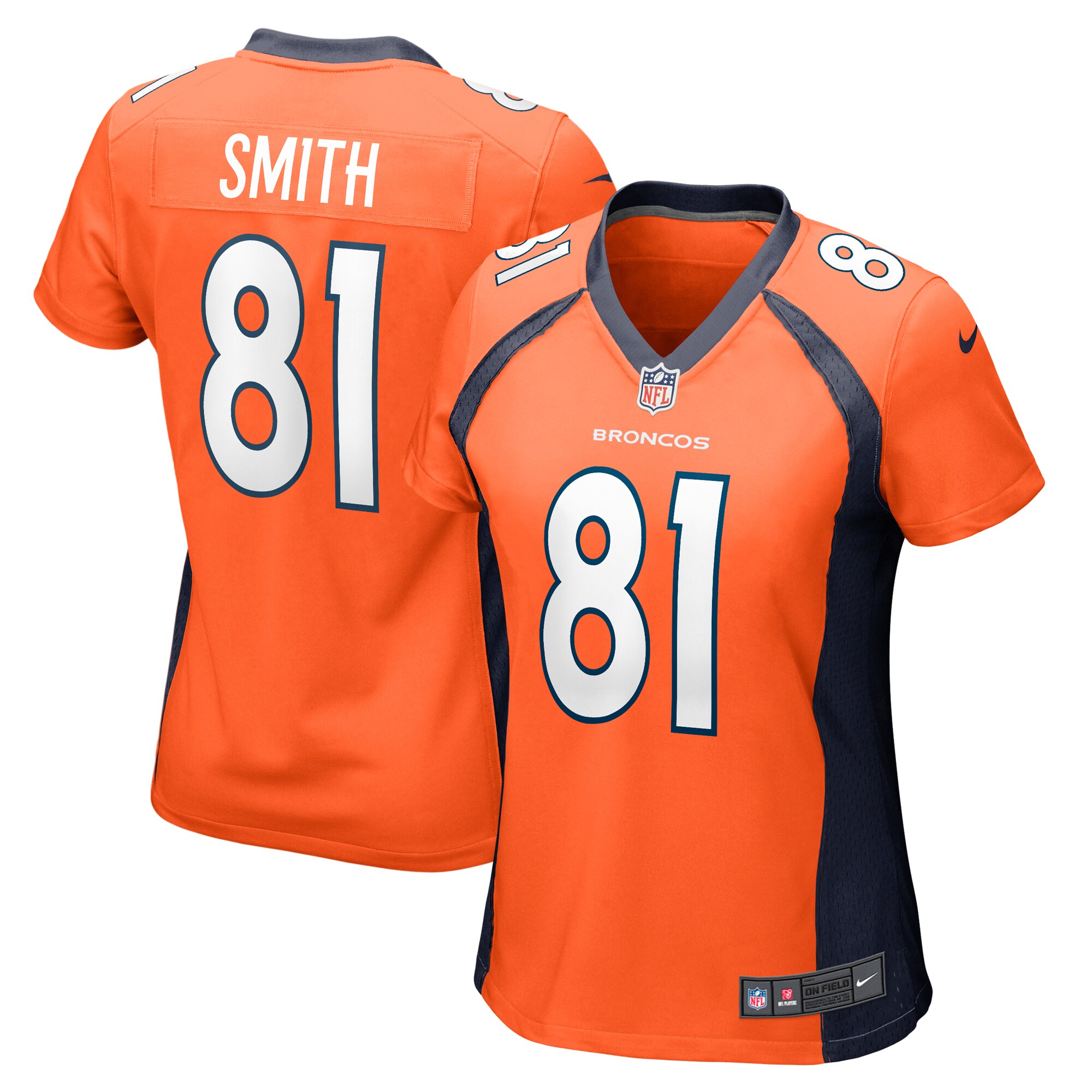 Tre'Quan Smith Denver Broncos Game Jersey - Women's