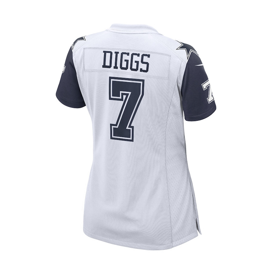 Trevon Diggs #7 Dallas Cowboys Game Jersey - Women's | White - Image 3
