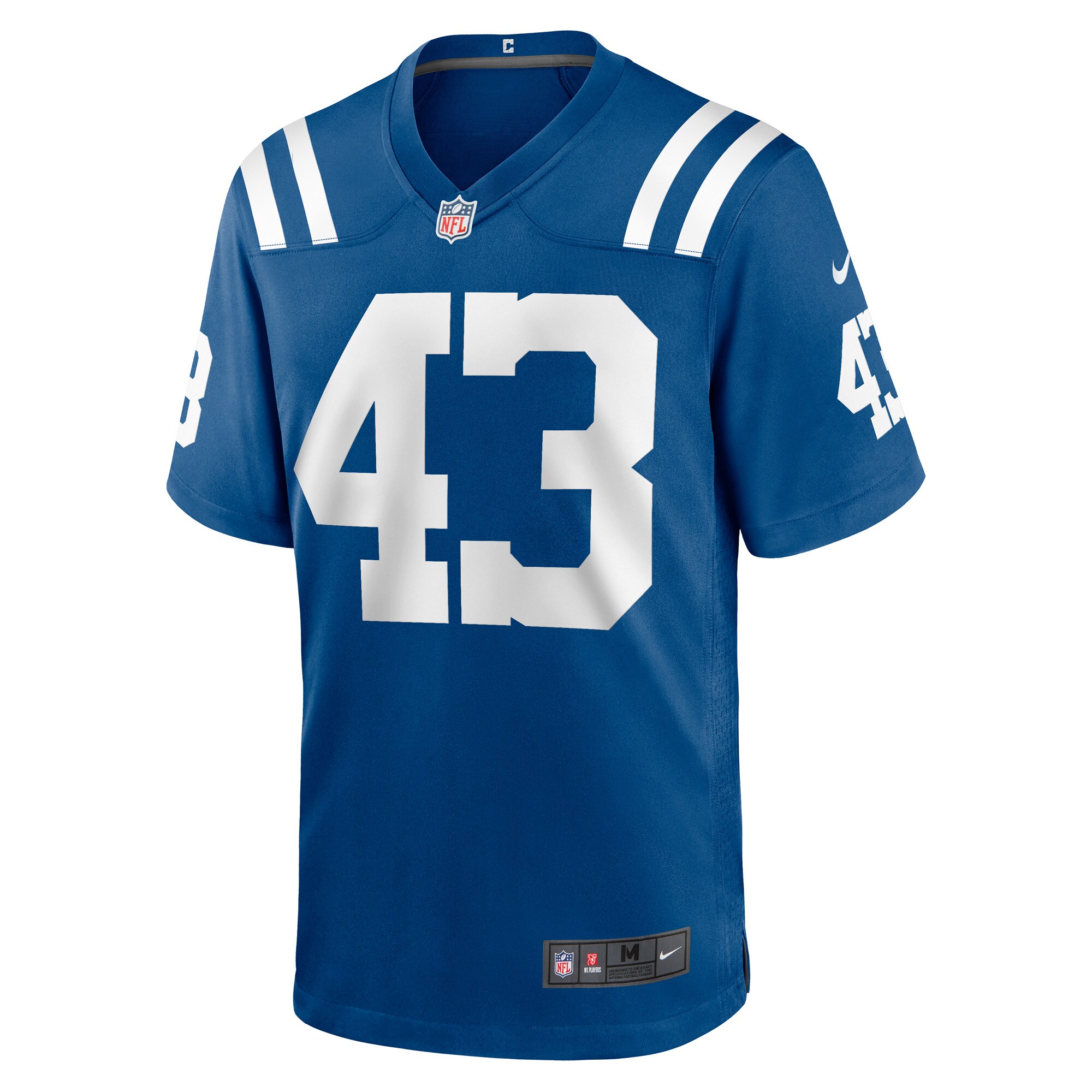 Alternative view of Trevor Denbow Indianapolis Colts Game Jersey - Men's