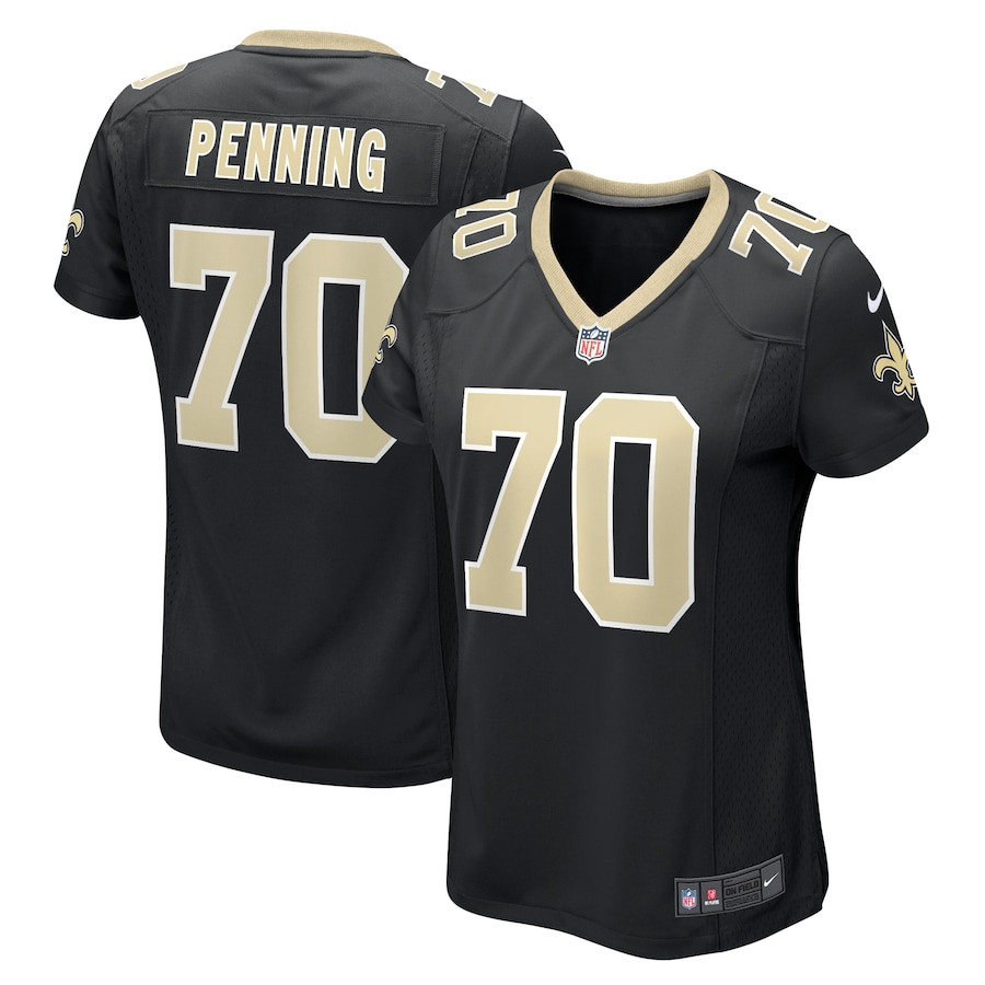 Trevor Penning #70 New Orleans Saints Game Jersey - Women's | Black