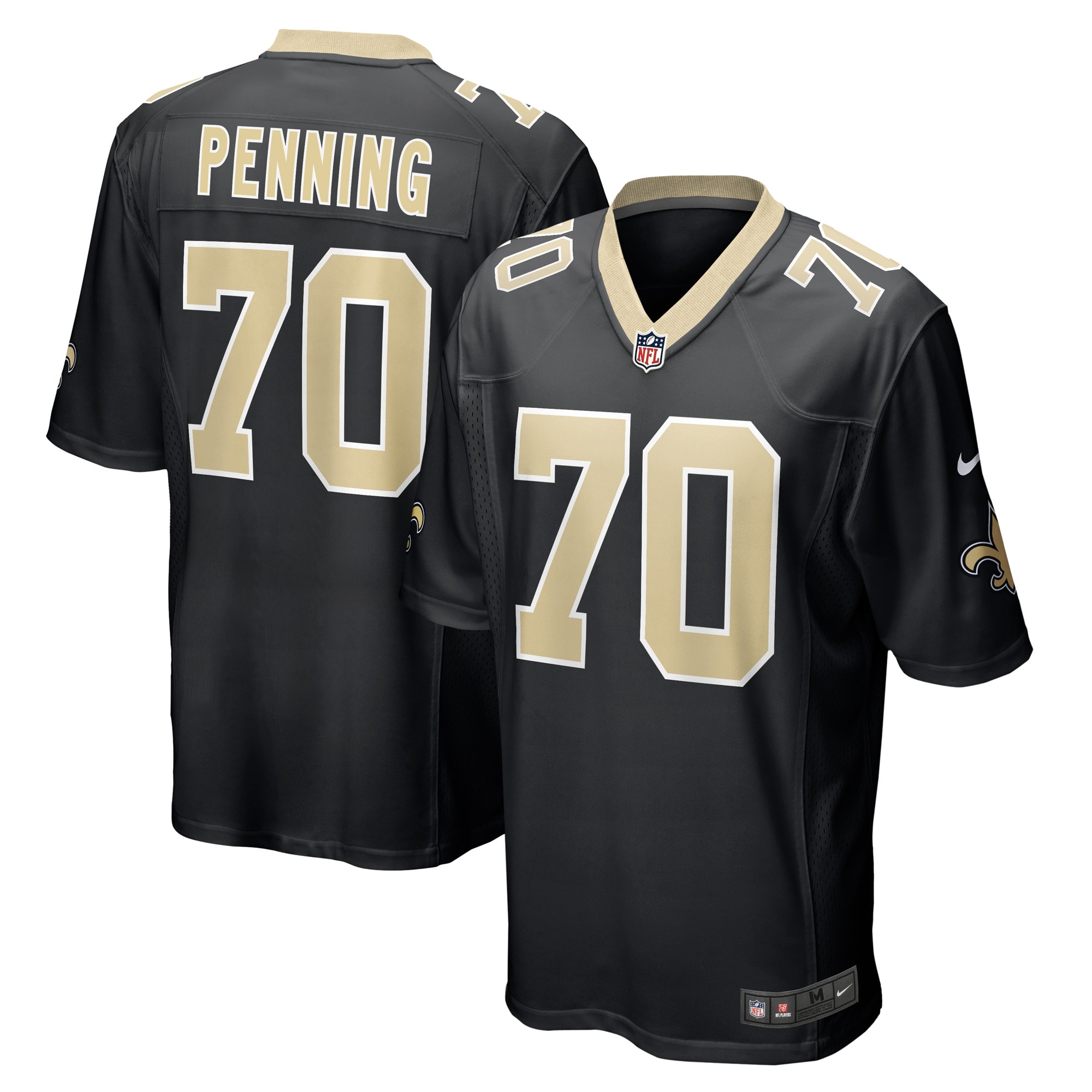 Trevor Penning New Orleans Saints Game Jersey - Men's