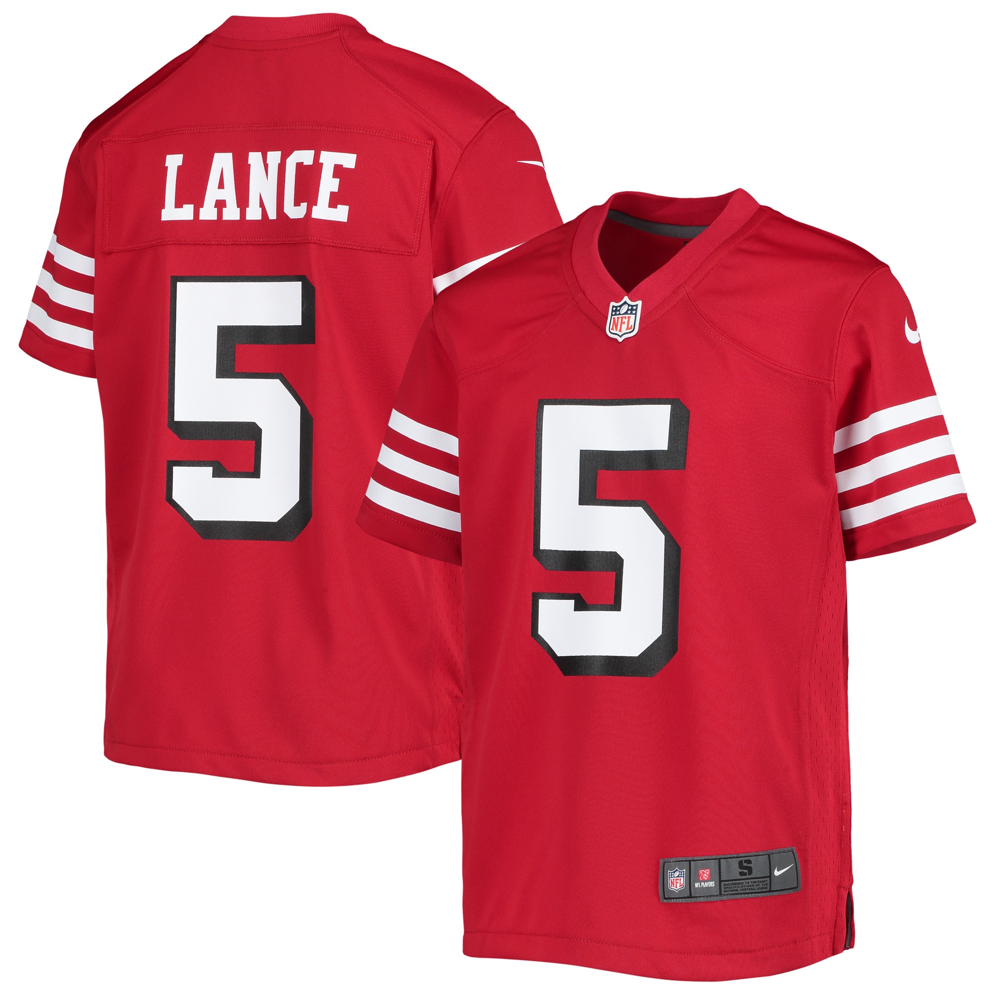 Trey Lance San Francisco 49ers Game Jersey - Youth