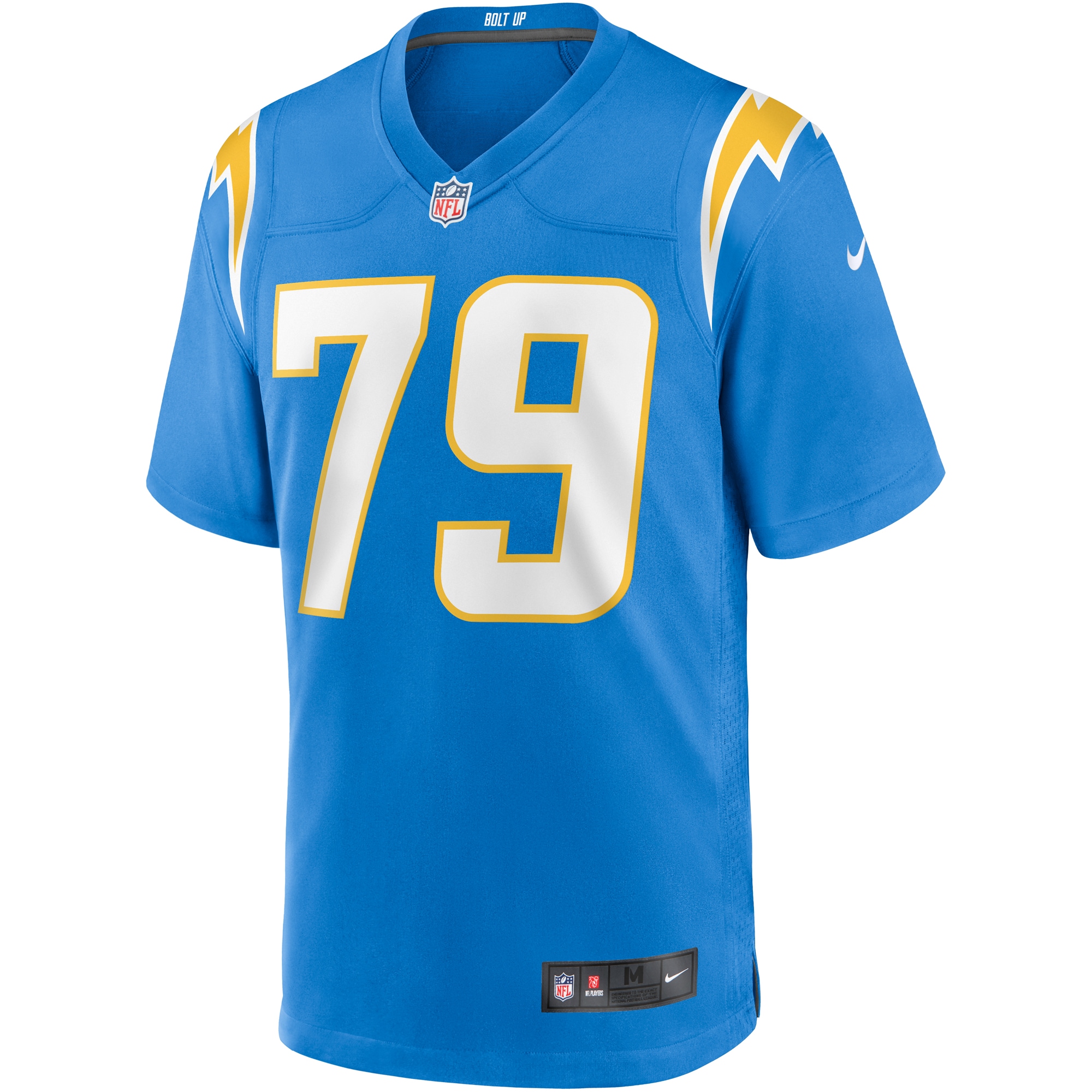 Alternative view of Trey Pipkins III Los Angeles Chargers Game Jersey - Men's