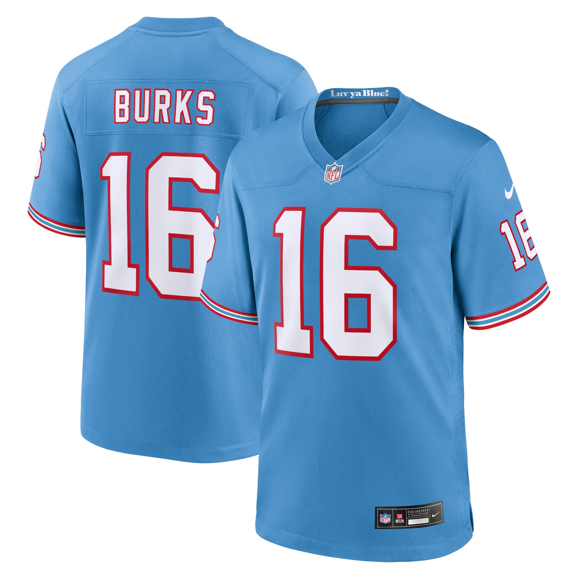 Treylon Burks Light Tennessee Titans Alternate Game Jersey - Men's