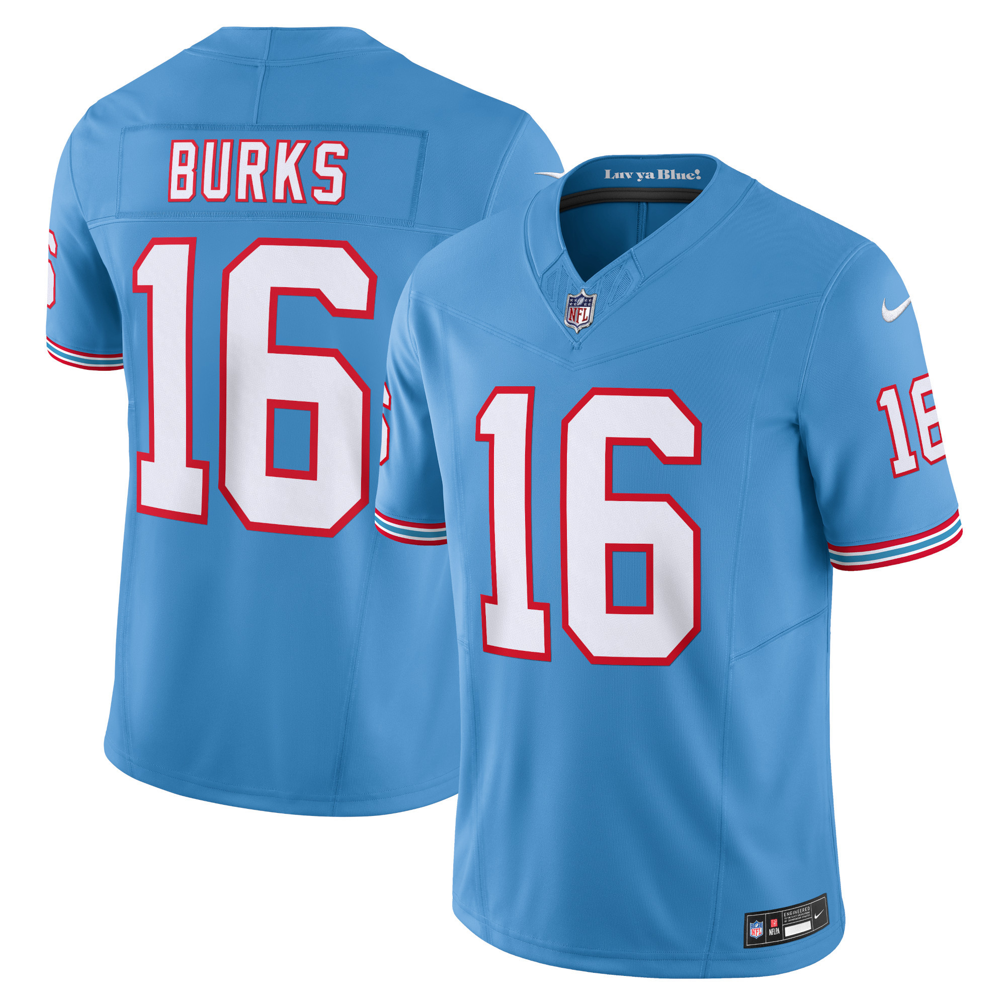 Treylon Burks Light Tennessee Titans Vapor F.U.S.E. Limited Jersey - Men's