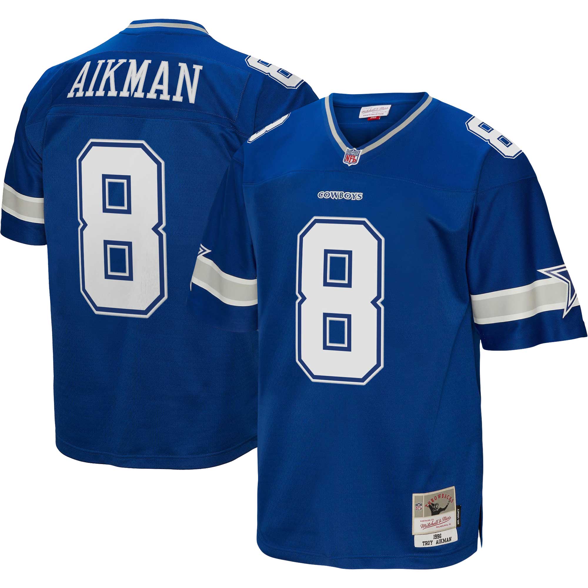 Troy Aikman Mitchell & Ness Dallas Cowboys Game Jersey - Men's