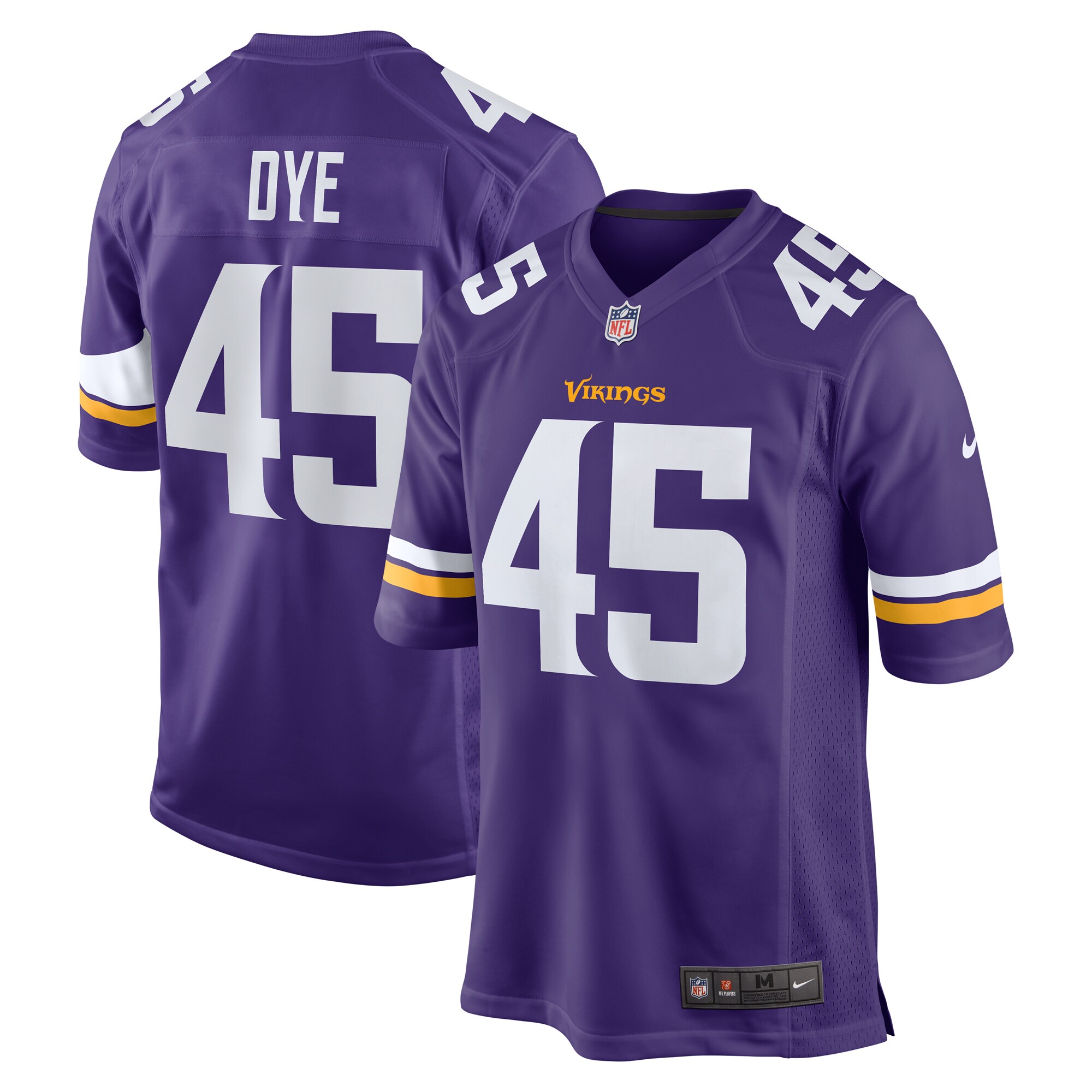 Troy Dye Minnesota Vikings Game Jersey - Men's
