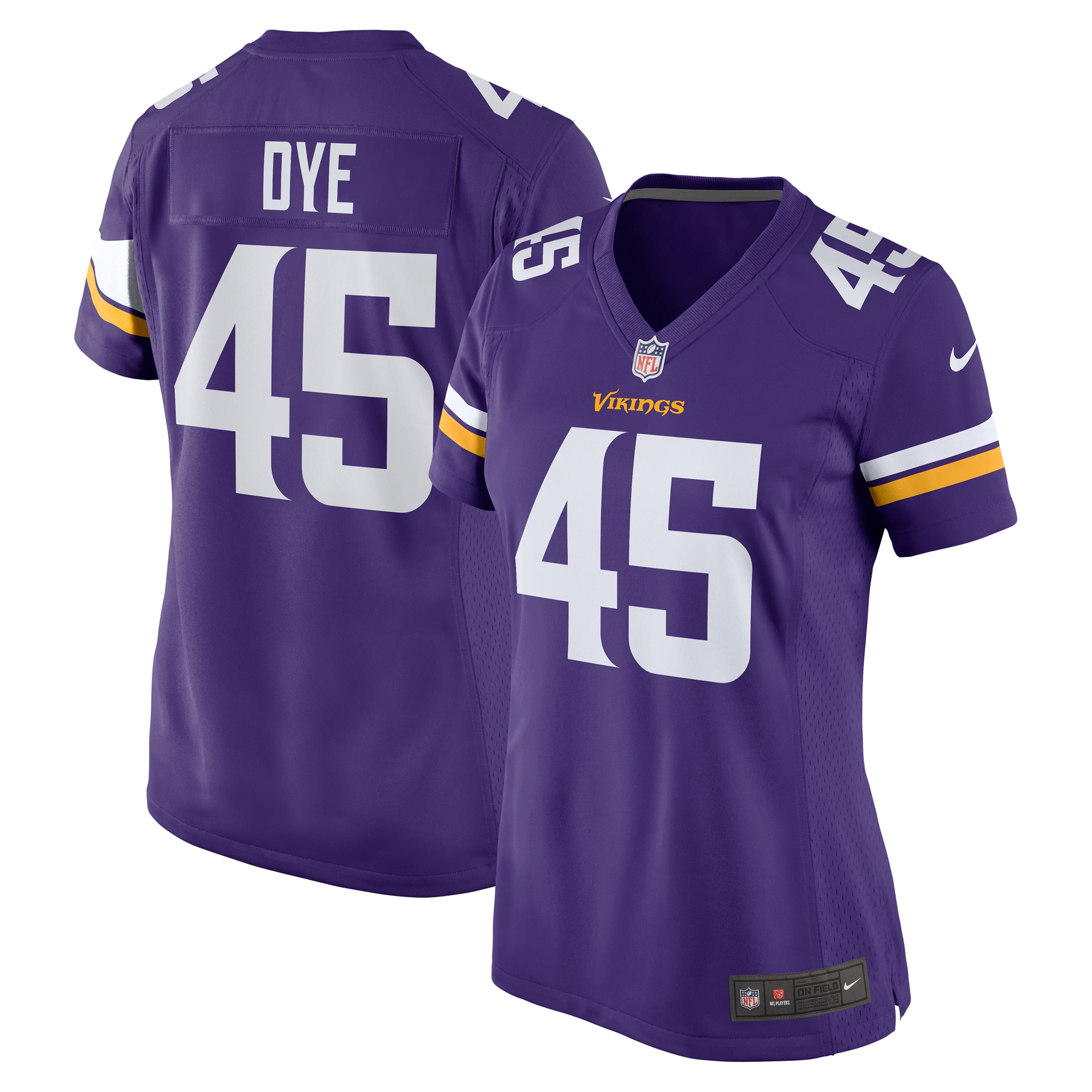 Troy Dye Minnesota Vikings Game Jersey - Women's