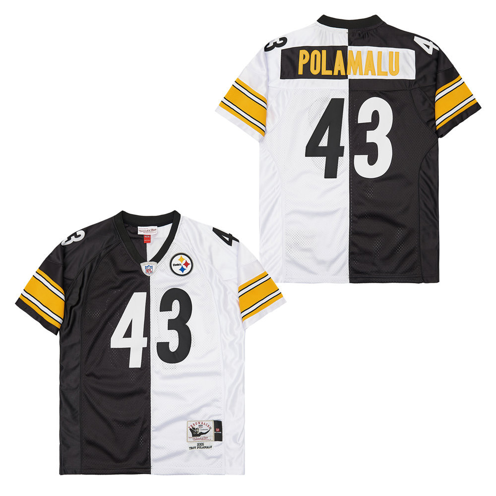 Troy Polamalu #43 Pittsburgh Steelers Throwback Game Jersey - Men's