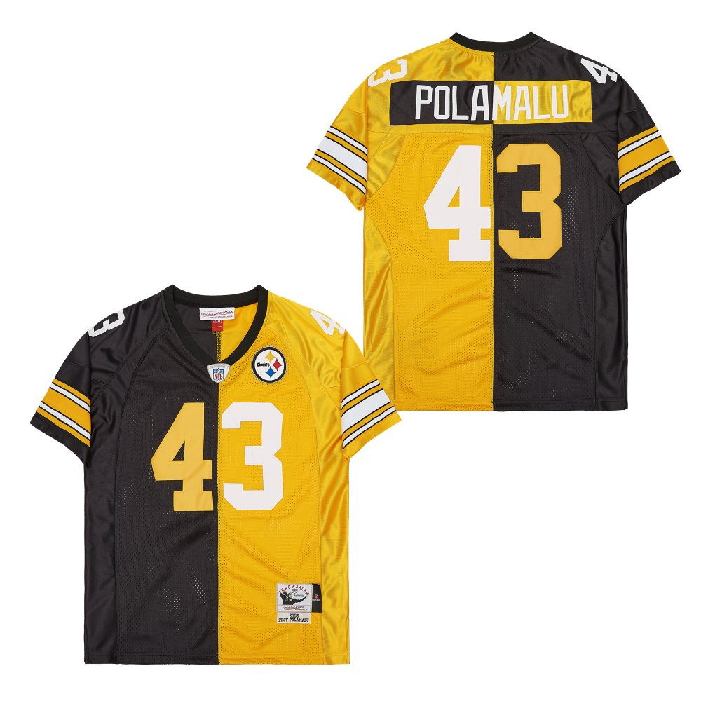 Troy Polamalu #43 Pittsburgh Steelers Throwback Game Jersey - Men's