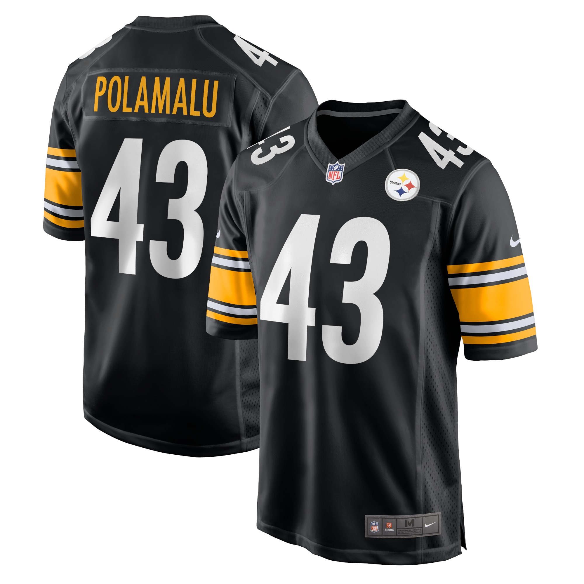 Troy Polamalu Pittsburgh Steelers Retired Player Game Jersey - Men's